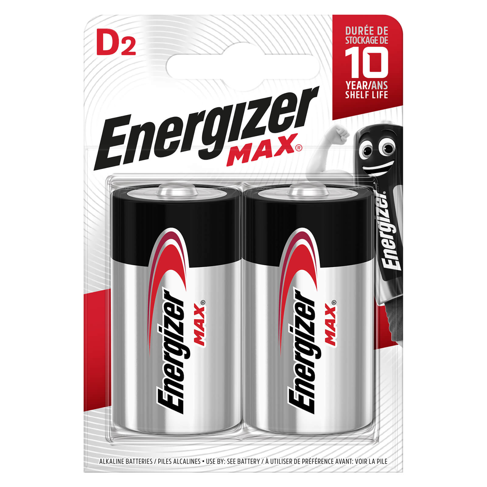 Photo of Energizer Max Alkaline D Batteries - 2 Pack