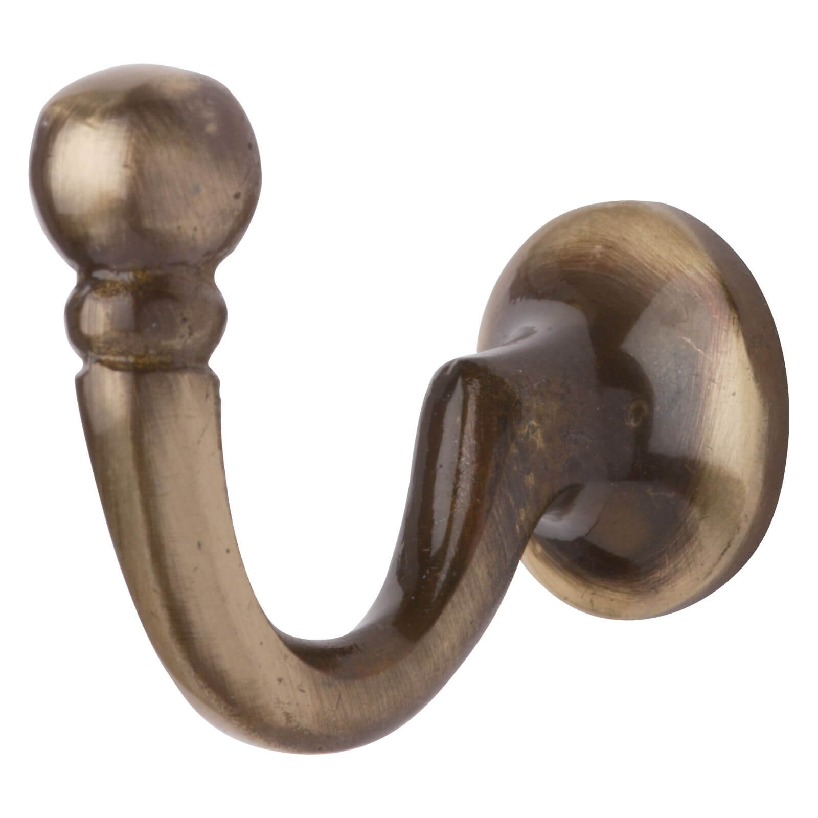 Photo of Medium Ball Hook Antique Brass - 2 Pack