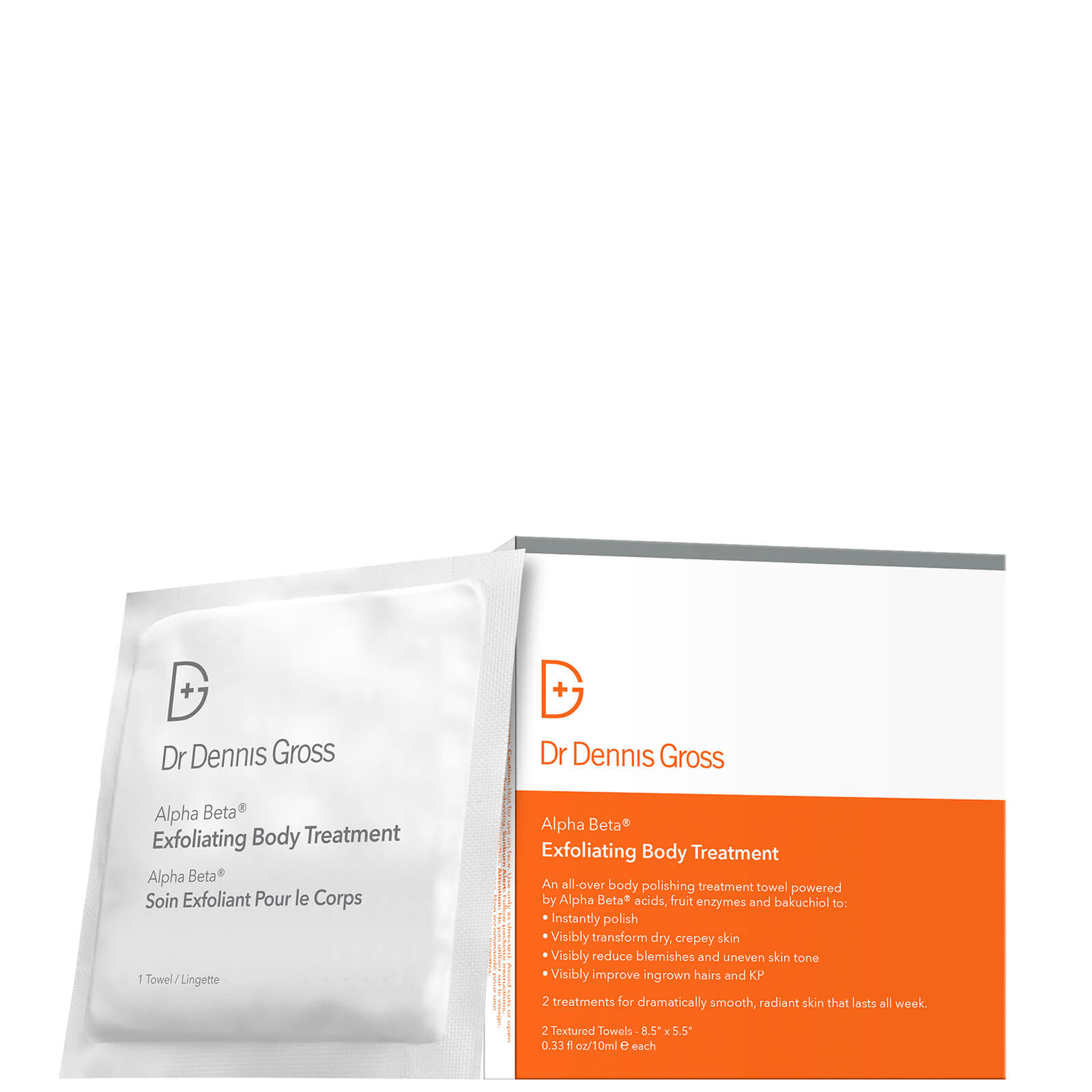 

Dr Dennis Gross Skincare Alpha Beta Exfoliating Body Treatment 2 x 10ml