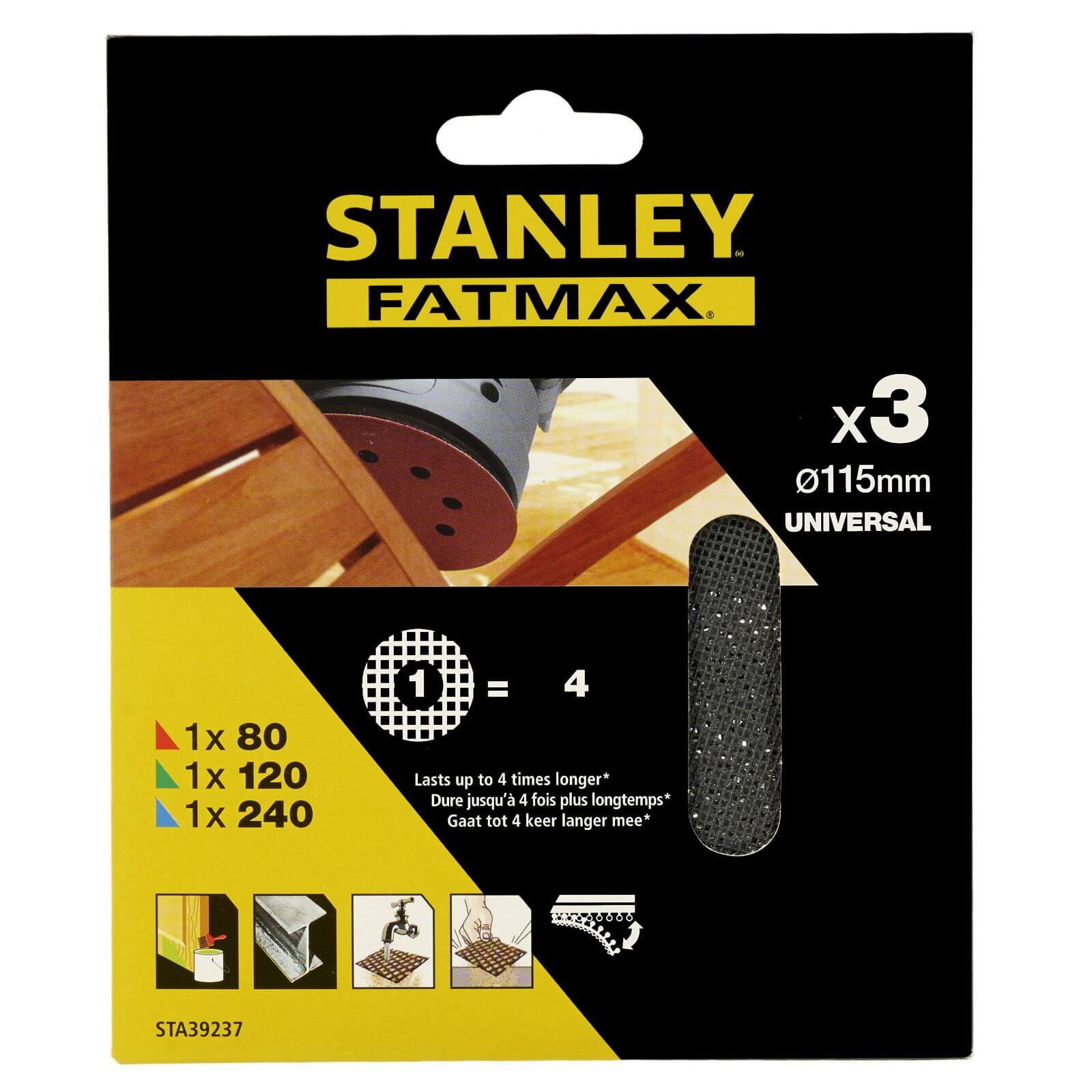 Photo of Stanley Fatmax 115mm Ros Sheets Mesh Mixed Pack - Sta39237-xj