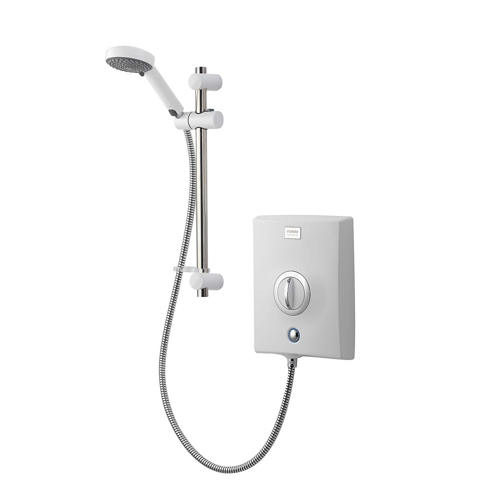 Aqualisa Quartz 8.5kW Electric Shower - White/Chrome