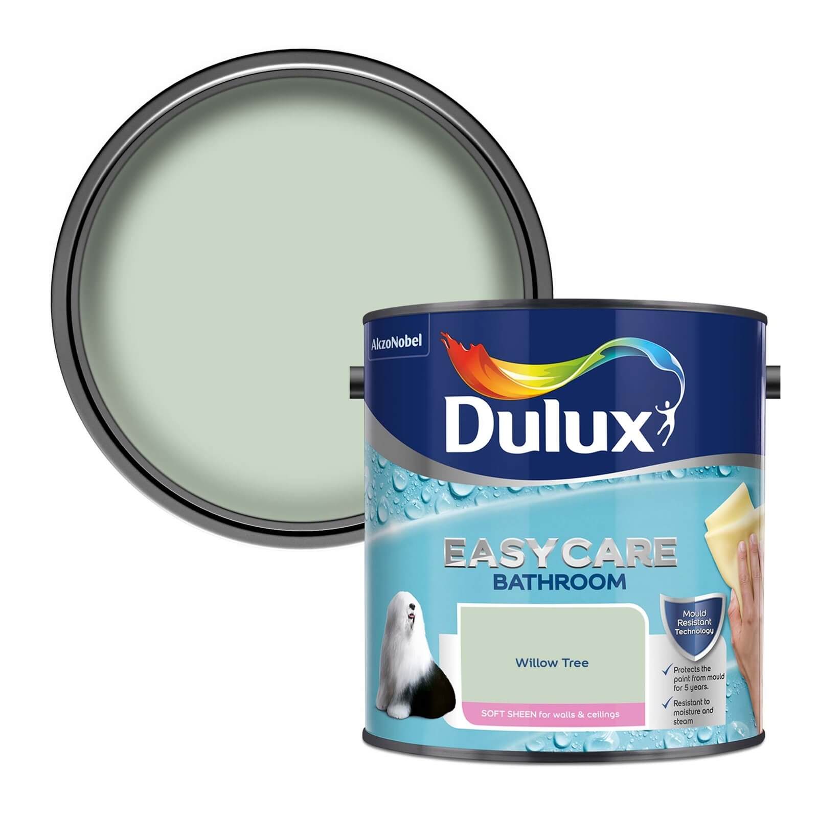Dulux Easycare Bathroom Soft Sheen Emulsion Paint Willow Tree - 2.5L