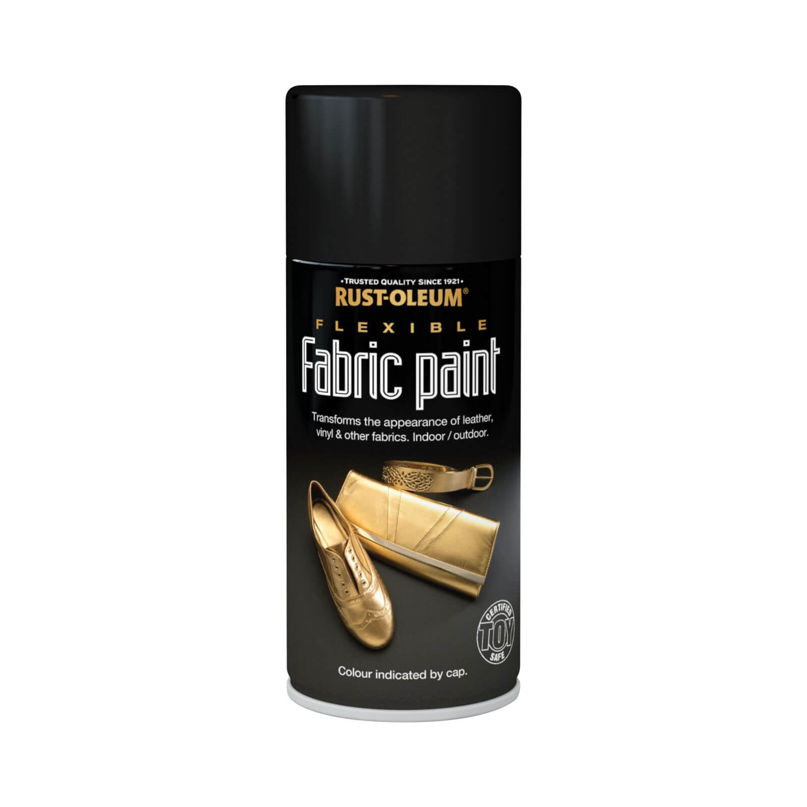 Rust-Oleum Flexible Fabric Spray Paint Black - 150ml