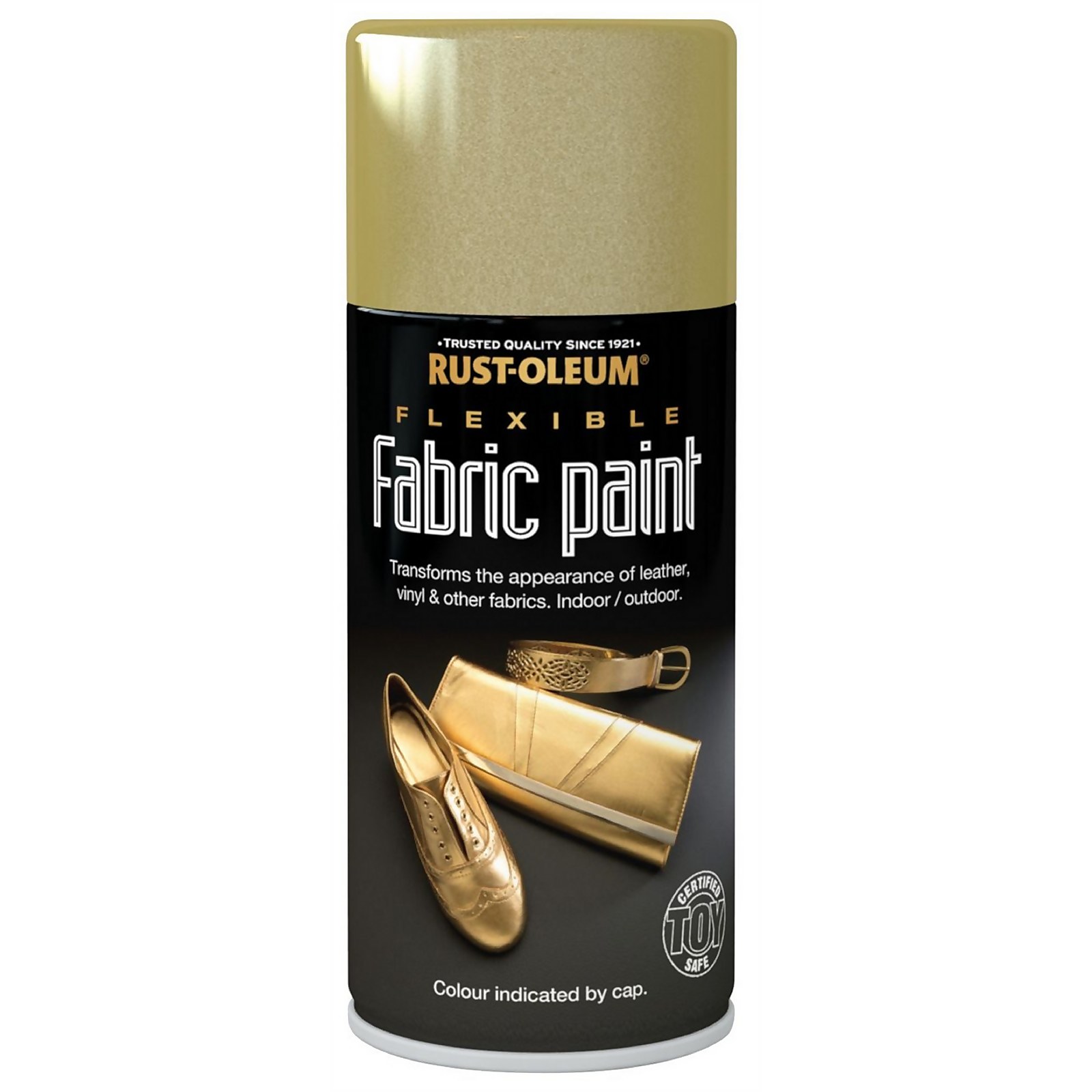 Photo of Rust-oleum - Flexible Fabric Paint Gold - Spray - 150ml