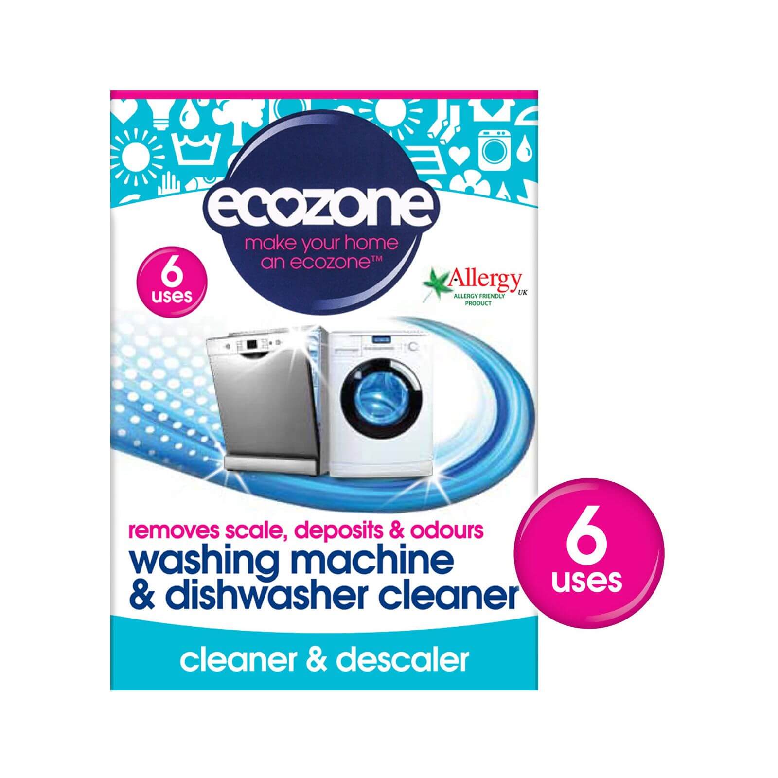 Photo of Ecozone Washing Machine And Dishwasher Cleaner - Pack Of 6