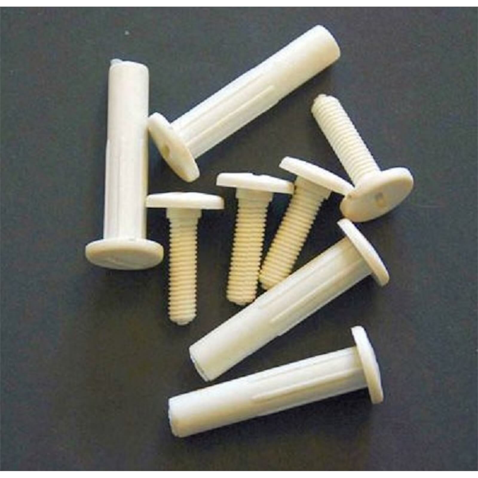 Photo of Connecting Bolt - White - 4 Piece