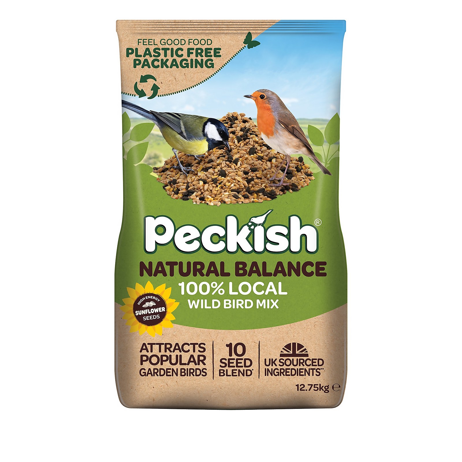 Photo of Peckish Natural Balance Seed Mix For Wild Birds - 12.75kg