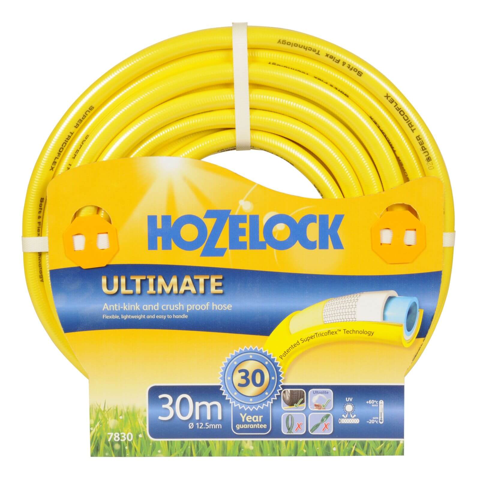 Hozelock Superhoze Ultimate Garden Hose, 30m