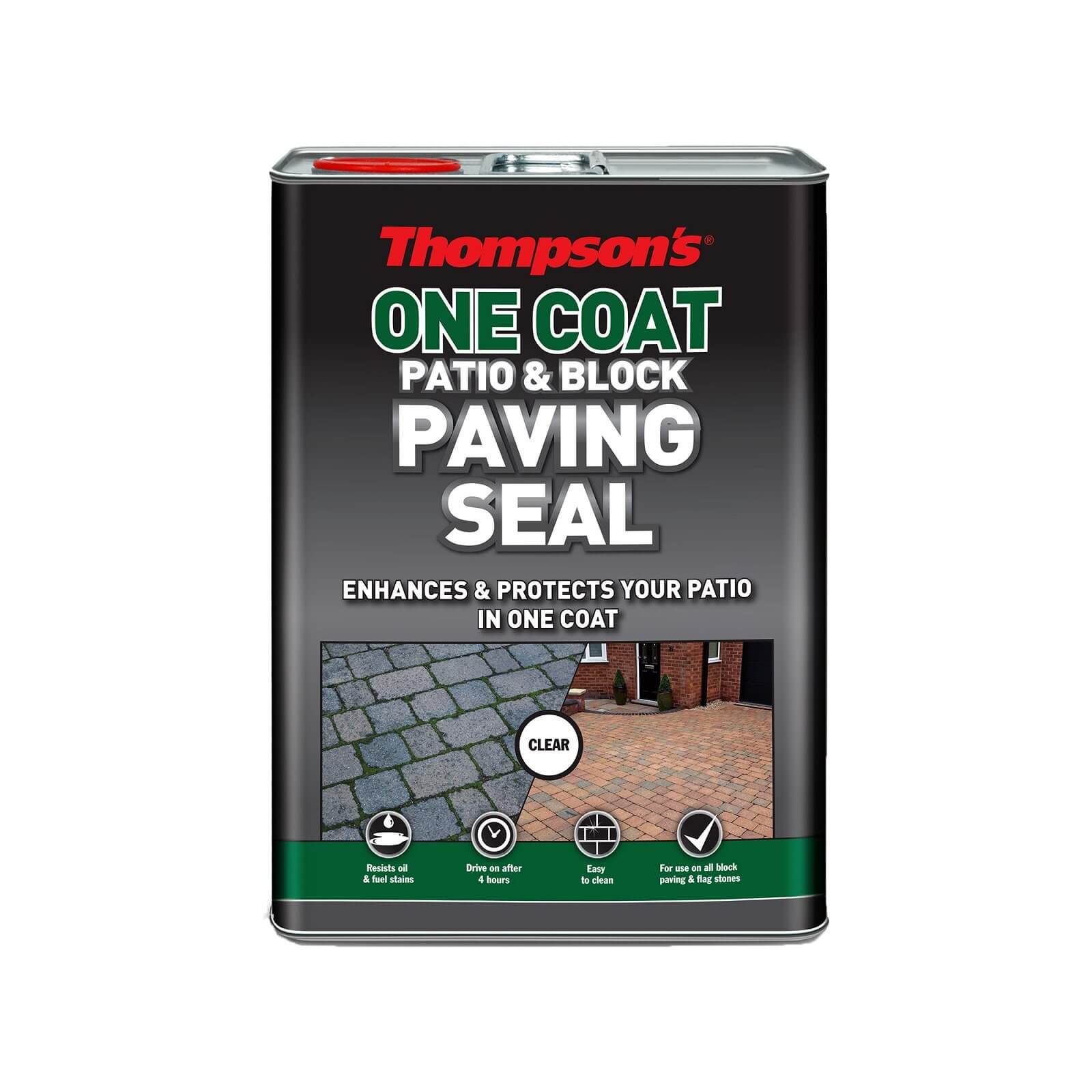 Photo of Thompsons Clear One Coat Patio And Block Paving Seal - 5l