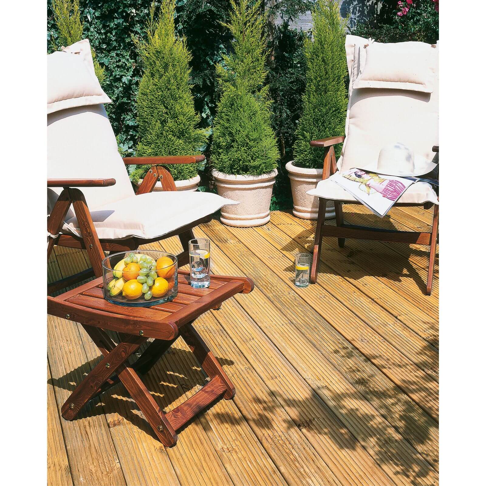 Photo of 2.4m Patio Deck Board - Pack Of 10