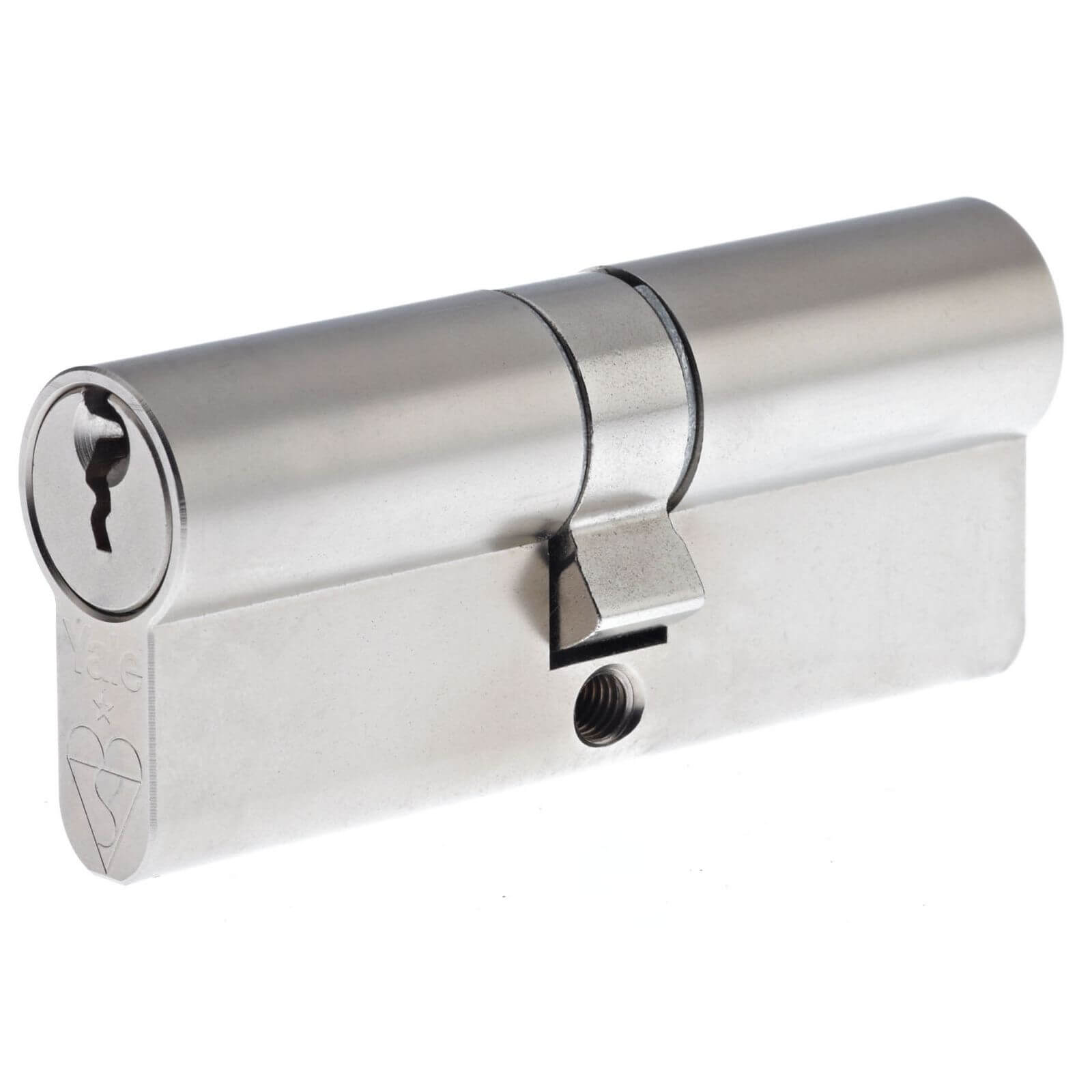 Photo of Yale Kitemarked Euro Double Cylinder - 40:10:50 -100mm- - Nickel Plated