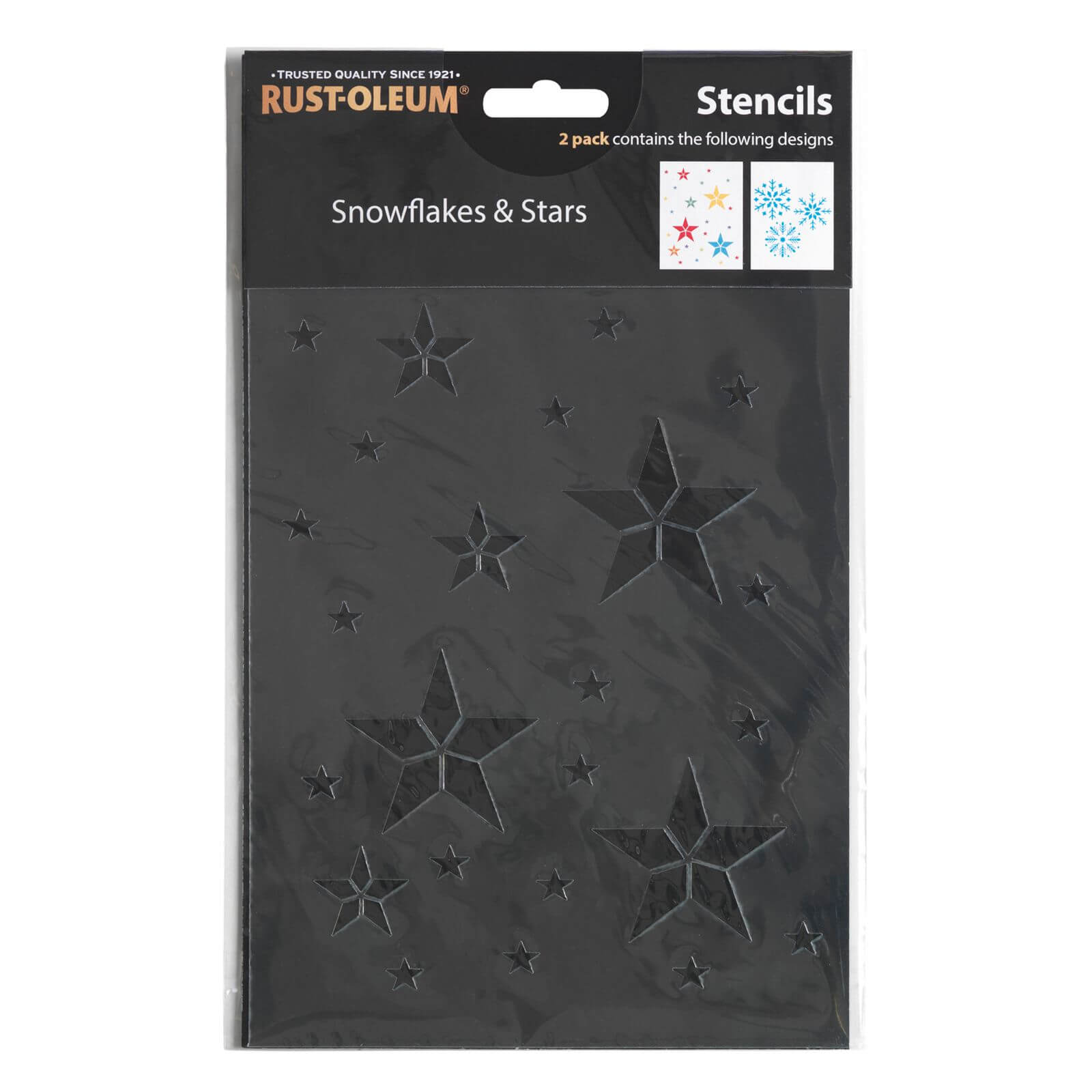 Photo of Rust-oleum Stencil Snowflakes And Stars