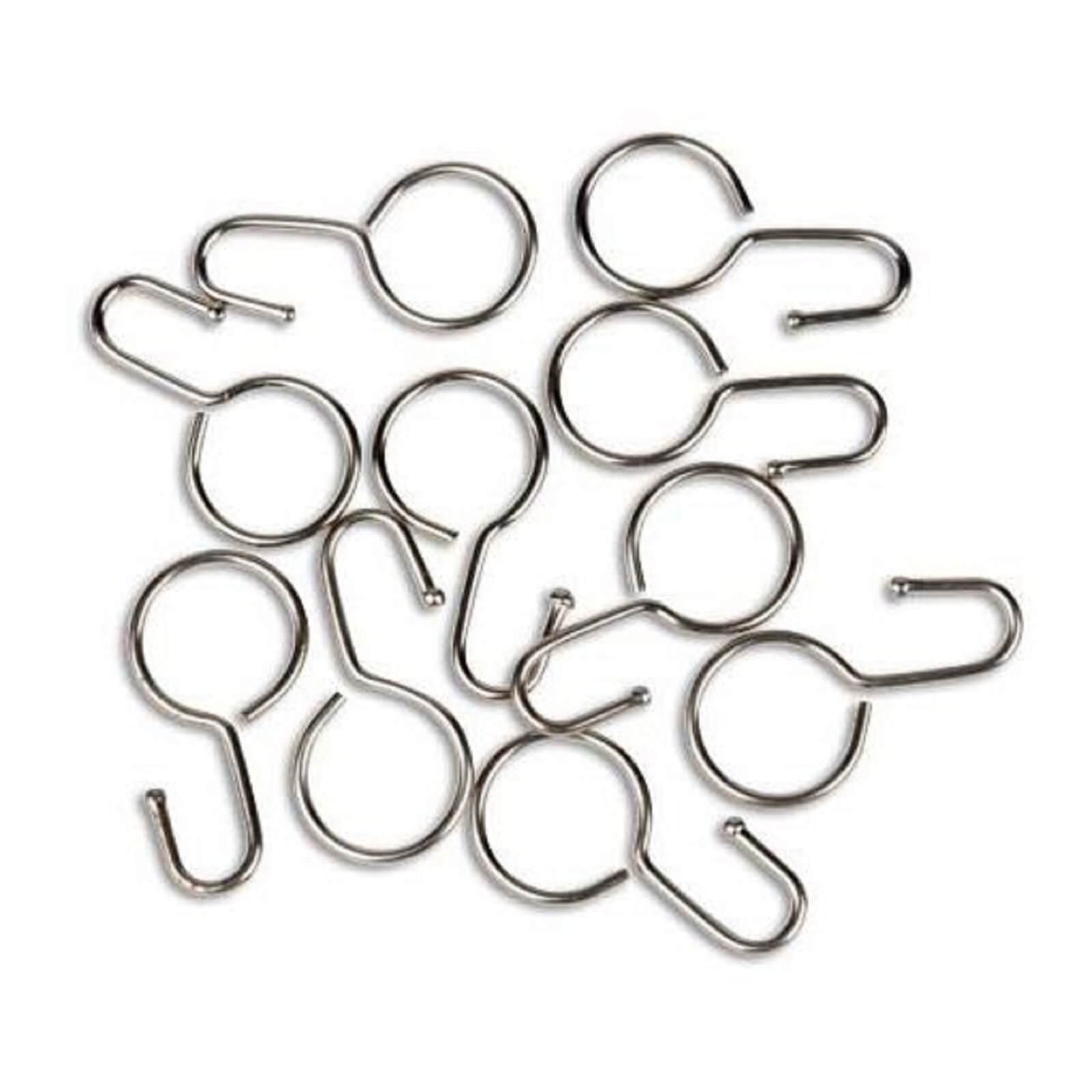 Photo of Tension Wire Curtain J Rings 10 Pack