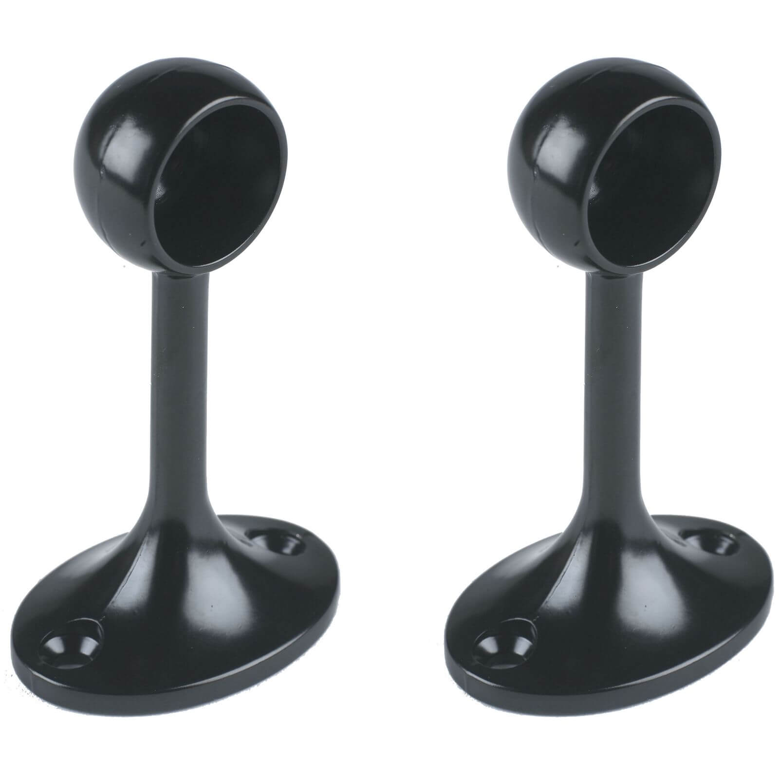 Photo of Deluxe End Brackets - Black -19mm