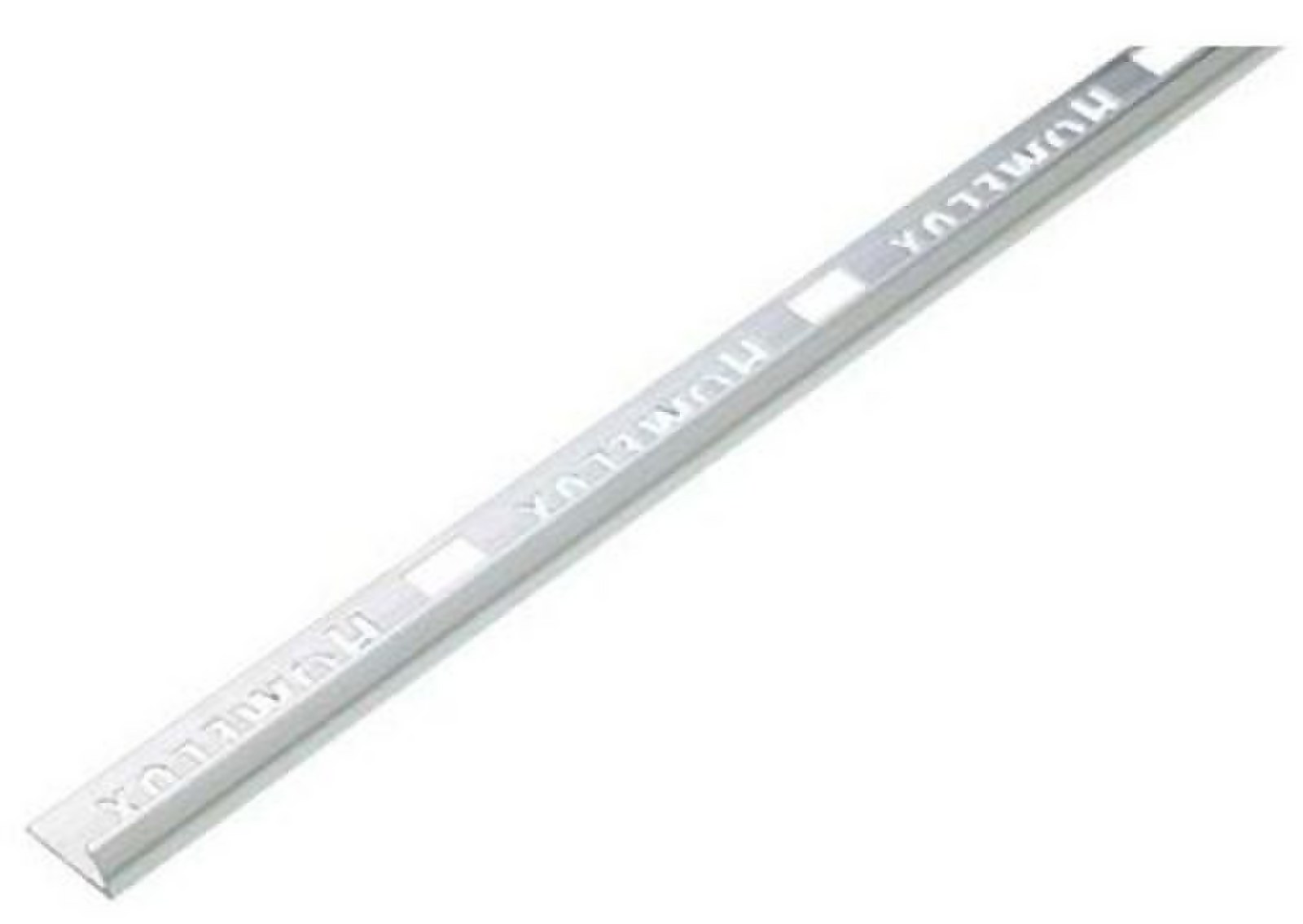 Photo of Homelux 9mm Round Edge Tile Trim - Silver Effect - 1.83m
