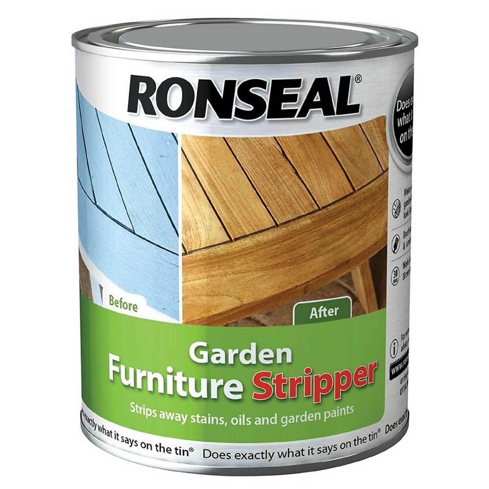 Photo of Ronseal Garden Furniture Stripper - 750ml
