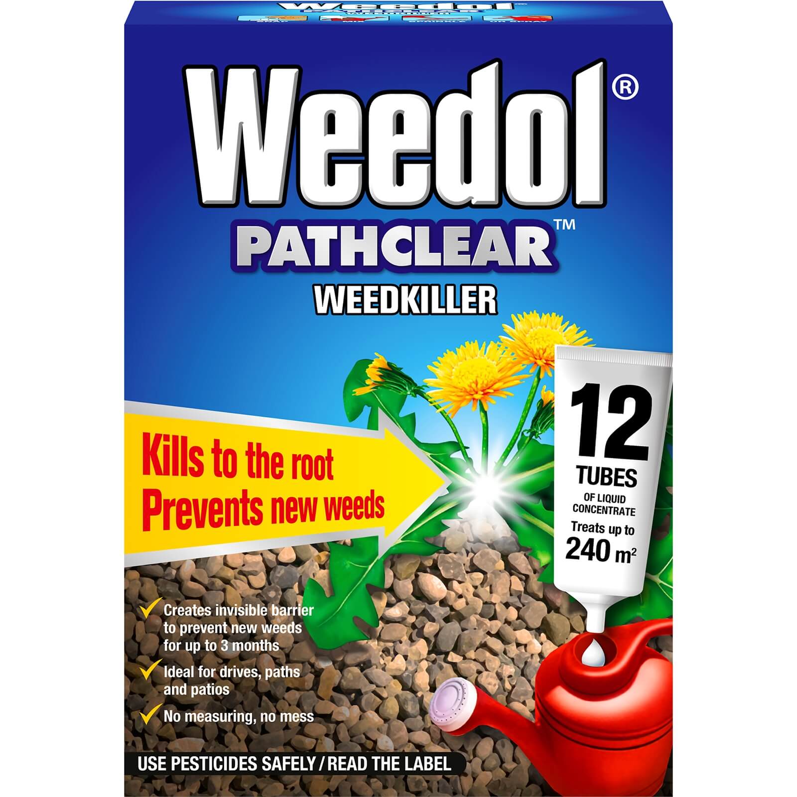 Photo of Weedol Pathclear Liquid Concentrate Weedkiller - 12 Tubes