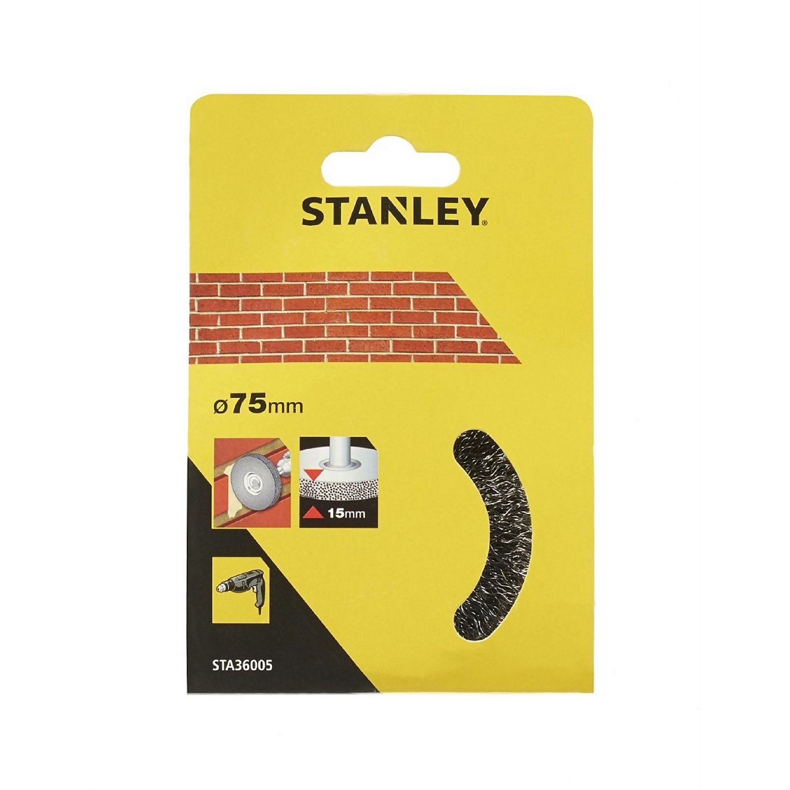 Photo of Stanley 75mm Wire Wheel Brush - Sta36005-xj