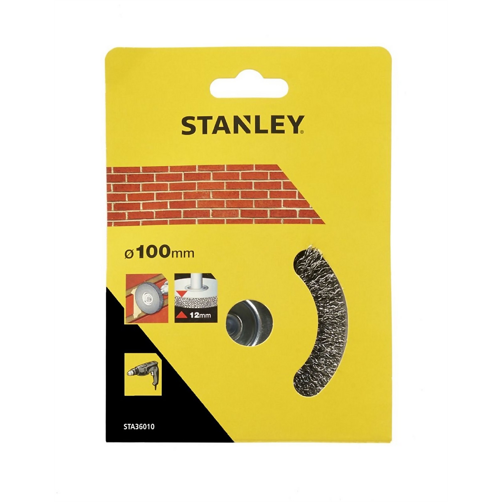 Photo of Stanley 100mm Wire Wheel Brush - Sta36010-xj