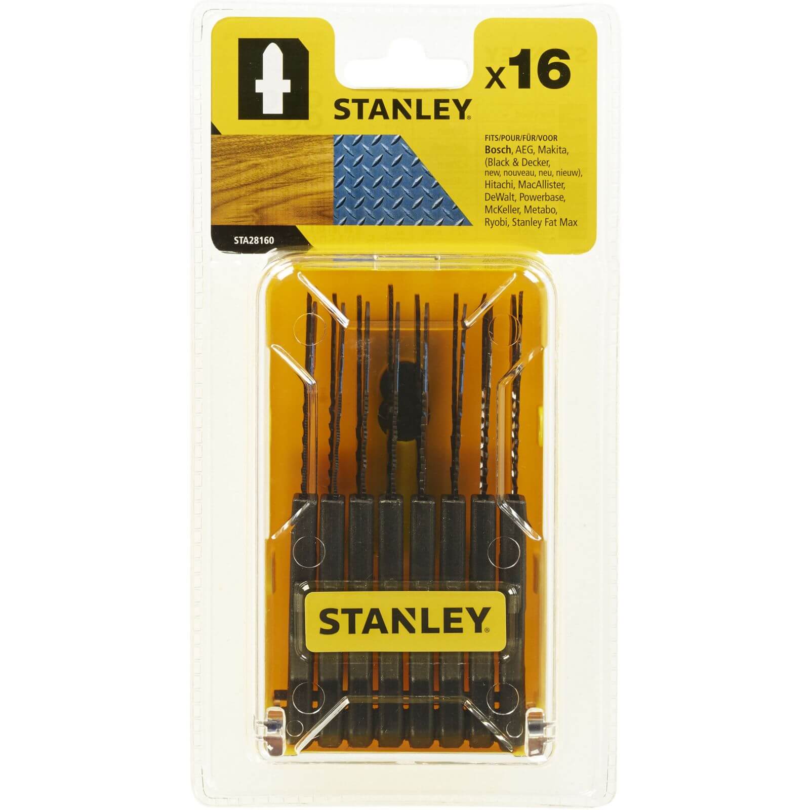 Photo of Stanley 16 Pc Jigsaw Blade Set - Sta28160-xj