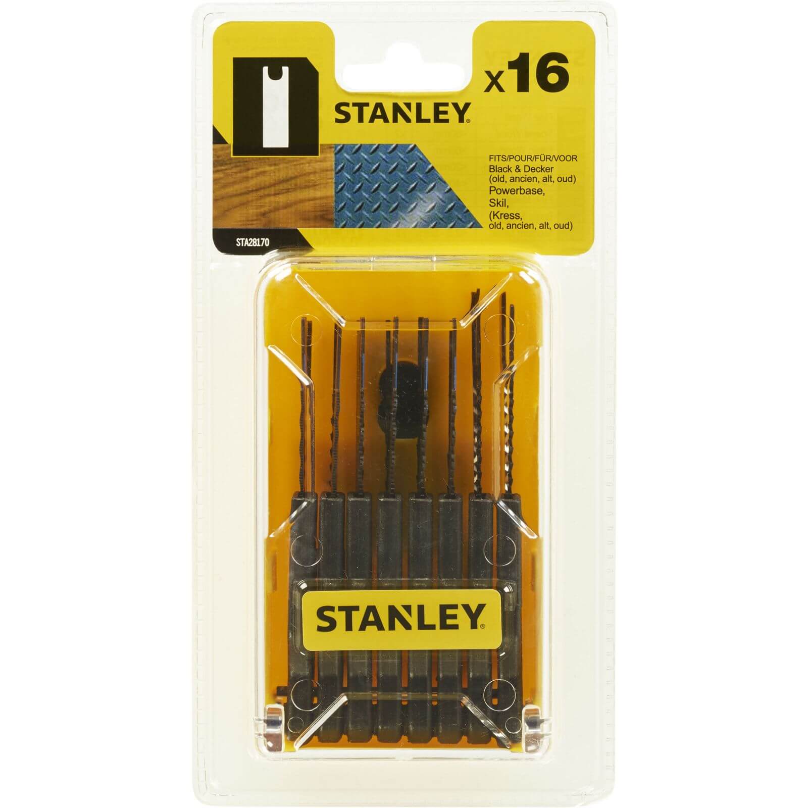 Photo of Stanley 16 Pc Jigsaw Blade Set - Sta28170-xj