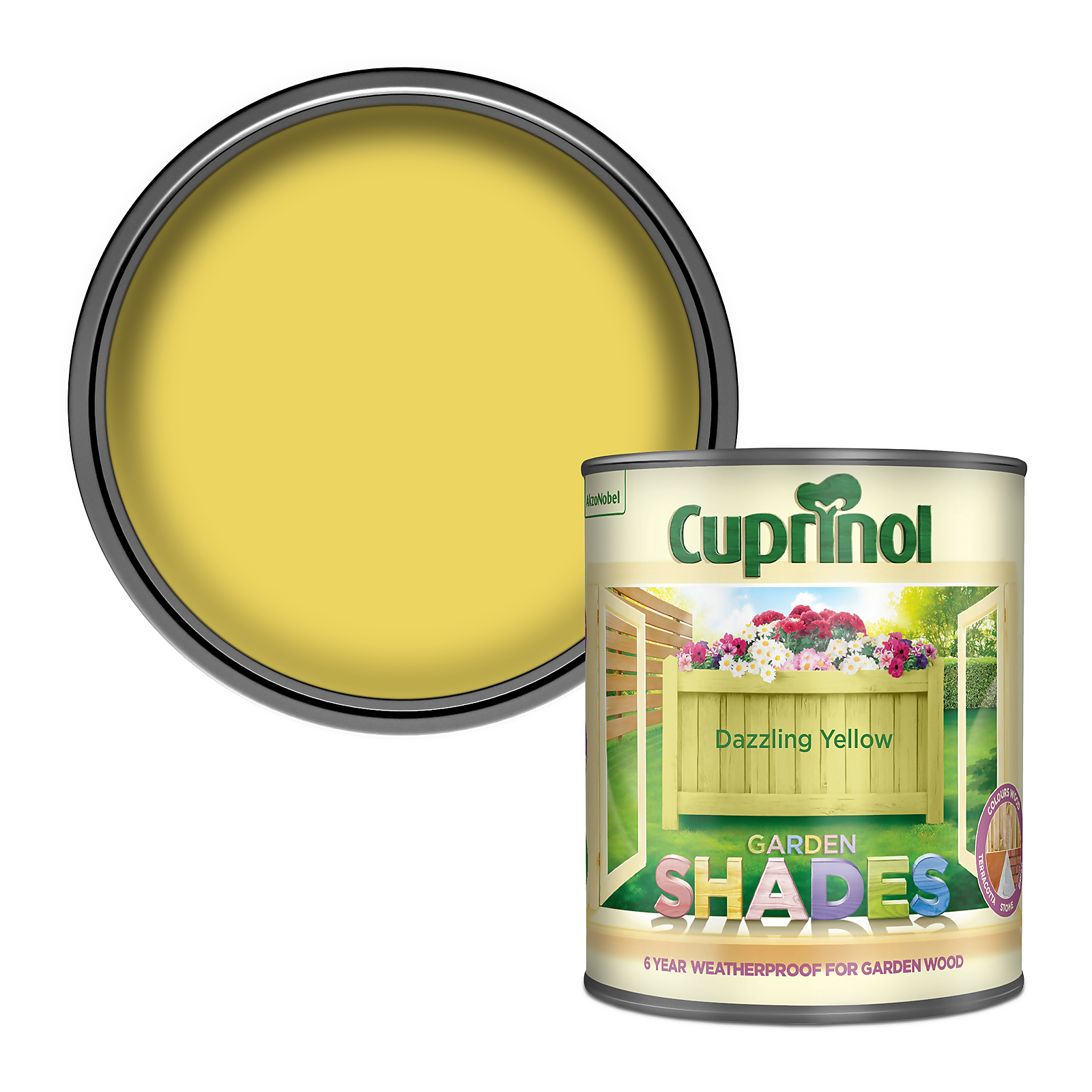 Photo of Cuprinol Garden Shades Dazzling Yellow - 1l