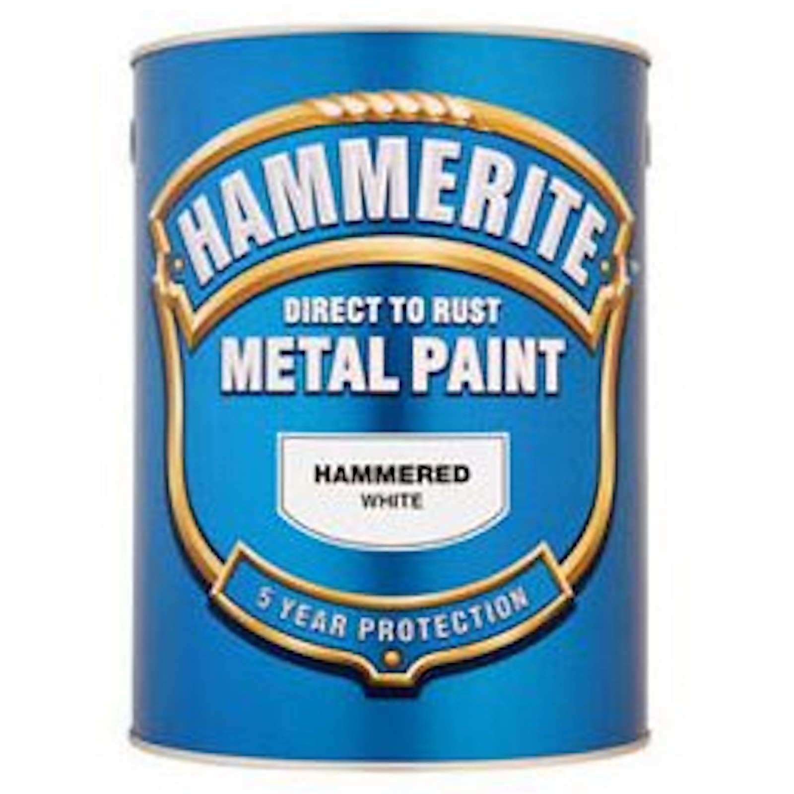 Hammerite Direct to Rust Metal Paint Hammered White - 250ml