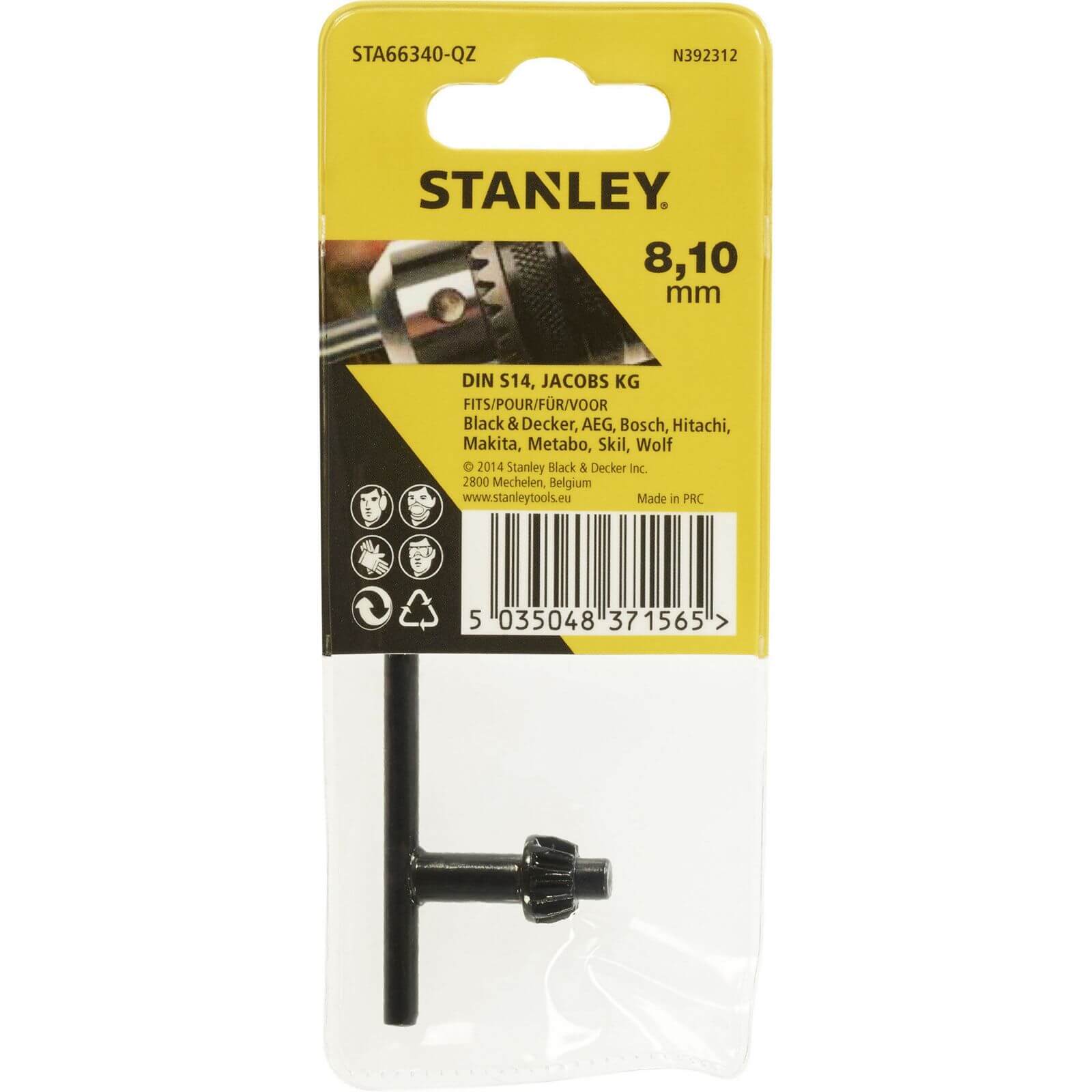 Photo of Stanley 10mm Drill Chuck Key - Sta66340-qz