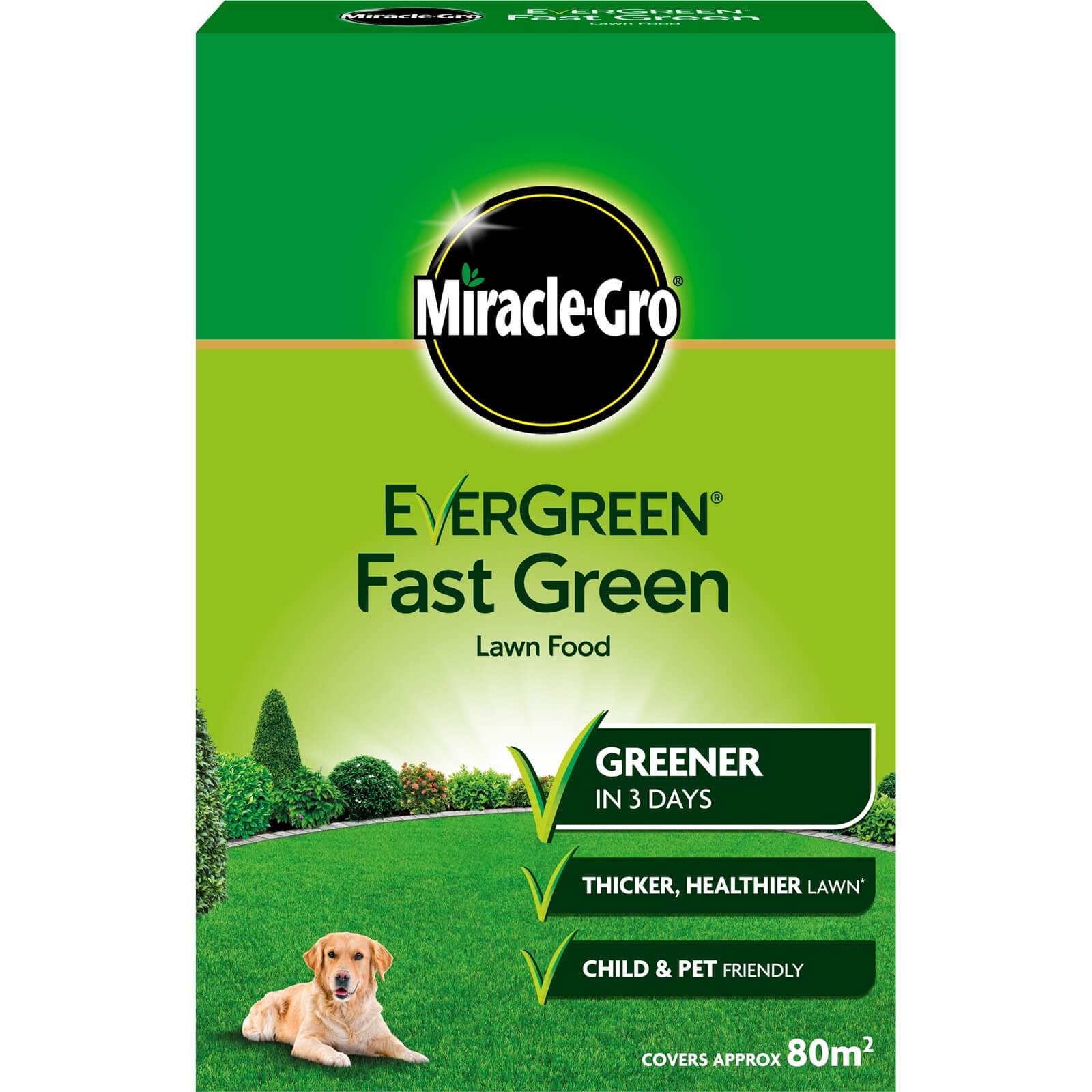 Photo of Miracle-gro Evergreen Fast Green Lawn Food - 80m²