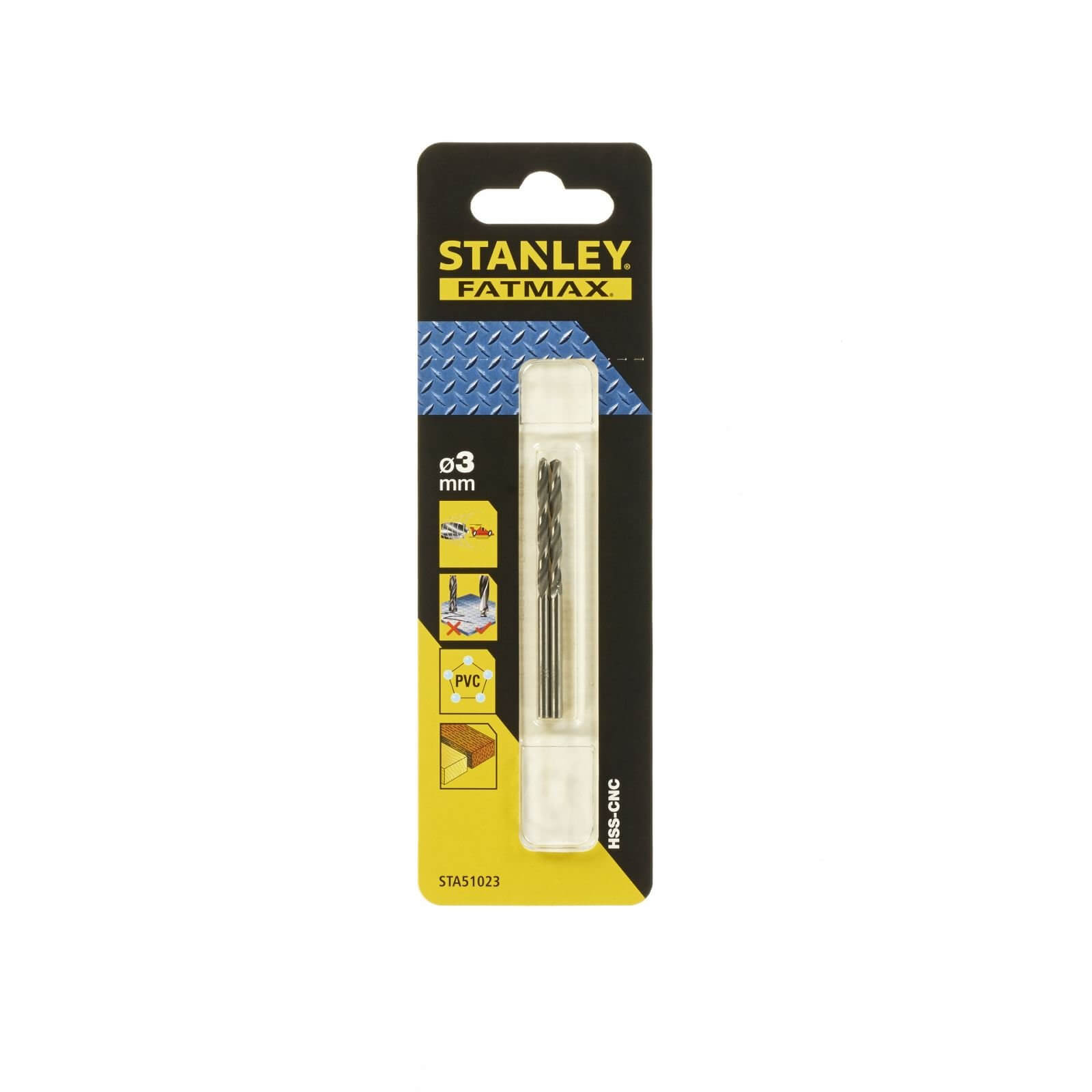 Photo of Stanley Fatmax Bullet Metal Drill Bit 3mm - Sta51023-qz