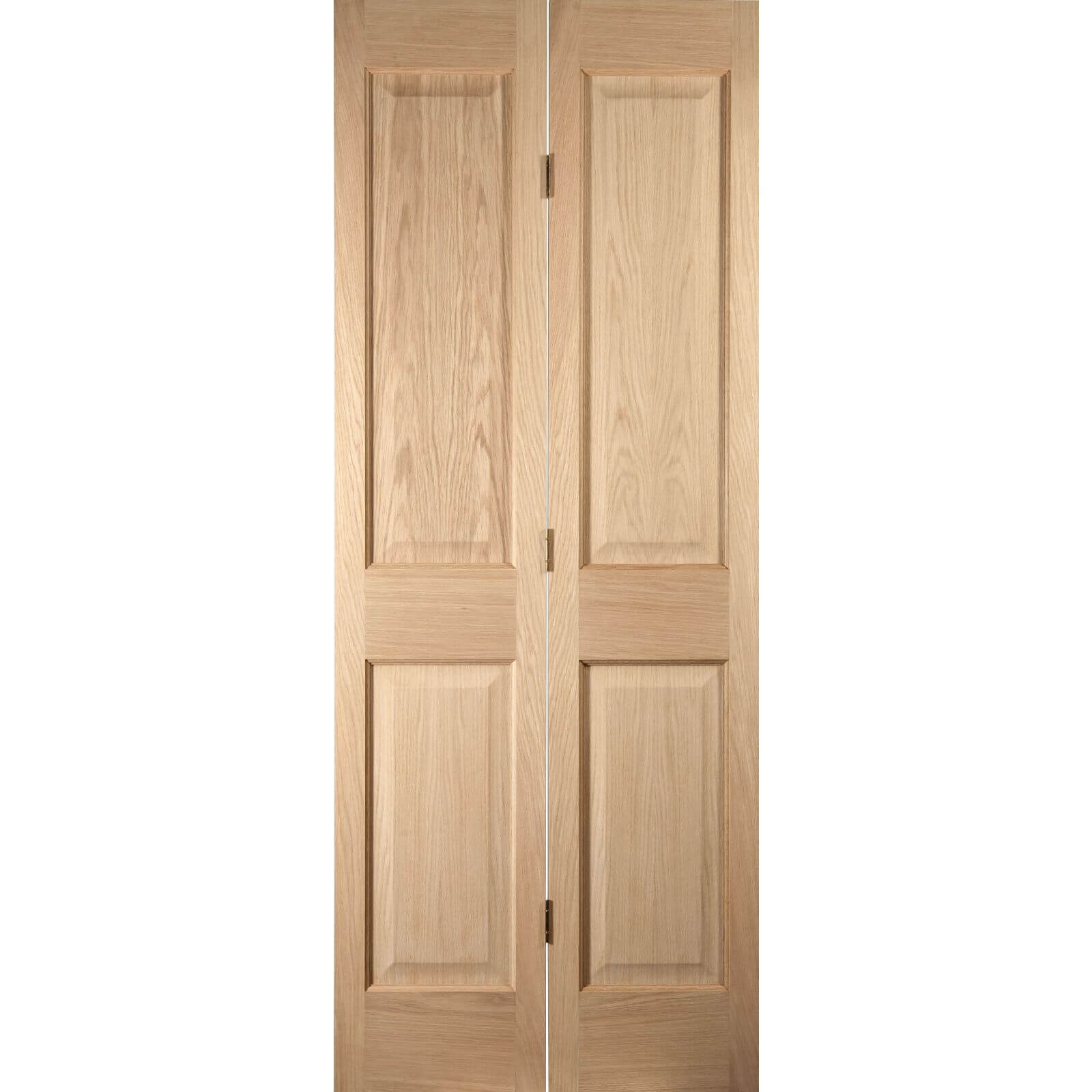 Photo of 4 Panel White Oak Veneer Internal Bi-fold Door - 762mm Wide