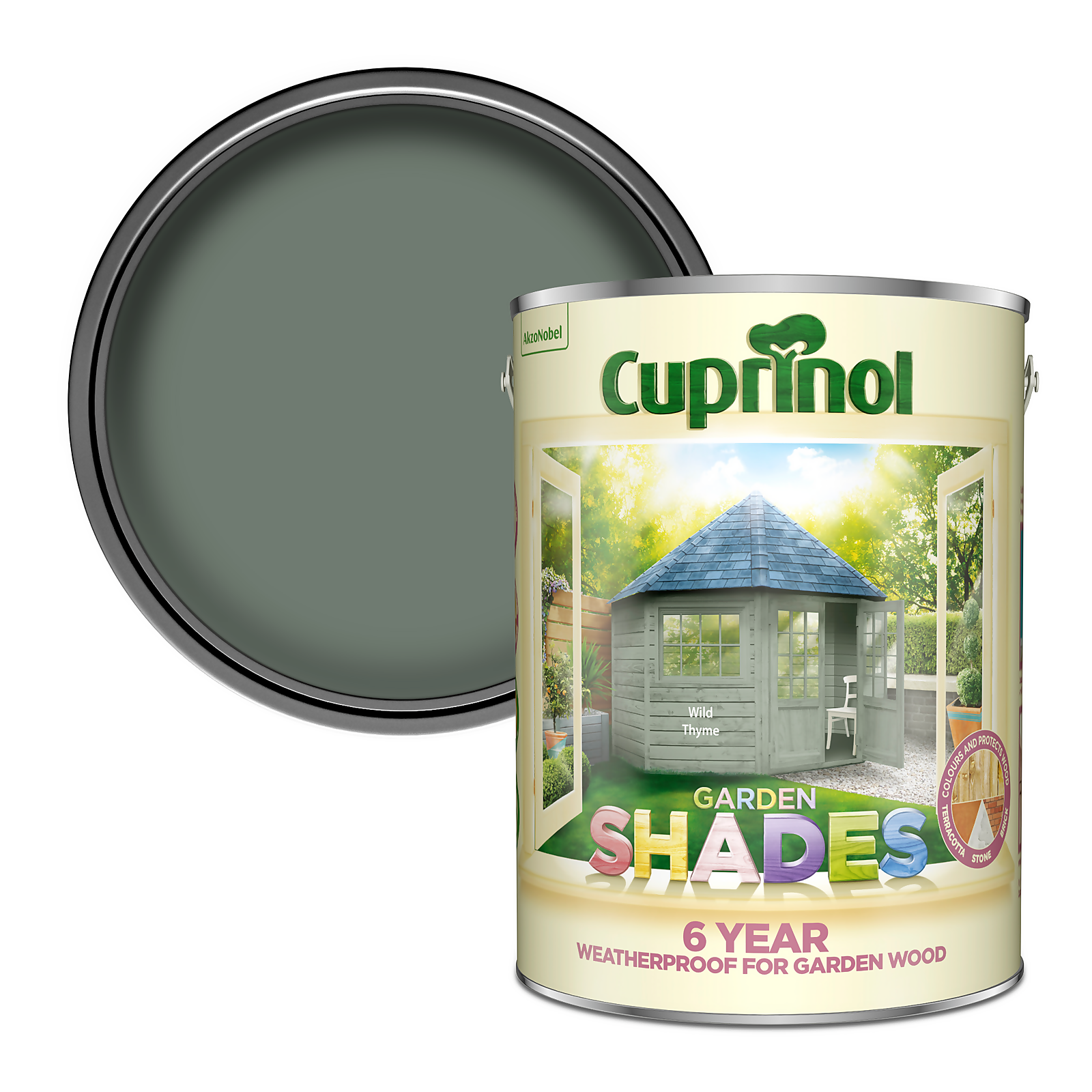 Photo of Cuprinol Garden Shades Paint Wild Thyme - 5l