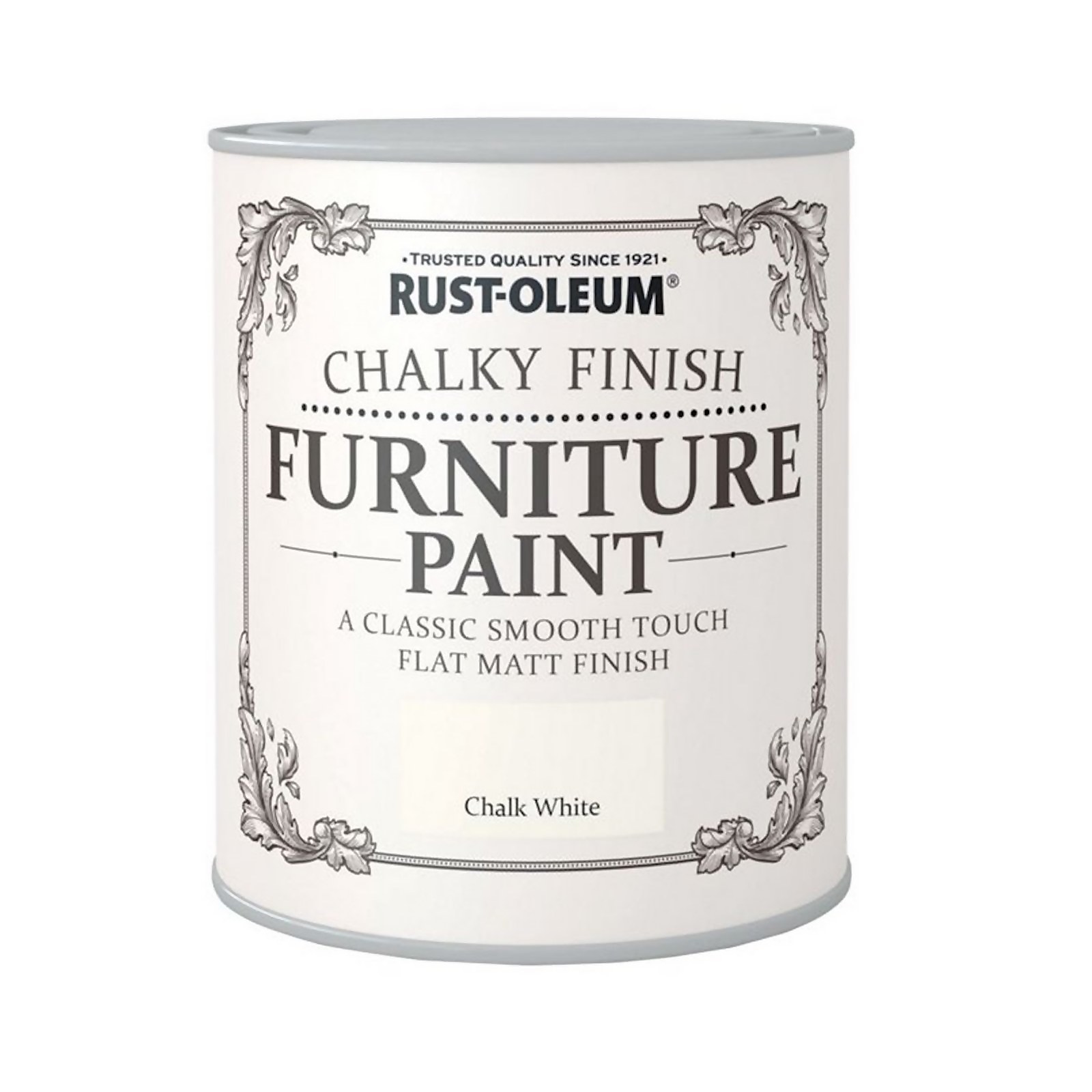 Rust-Oleum Chalky Finish Furniture Paint Chalk White - 125ml