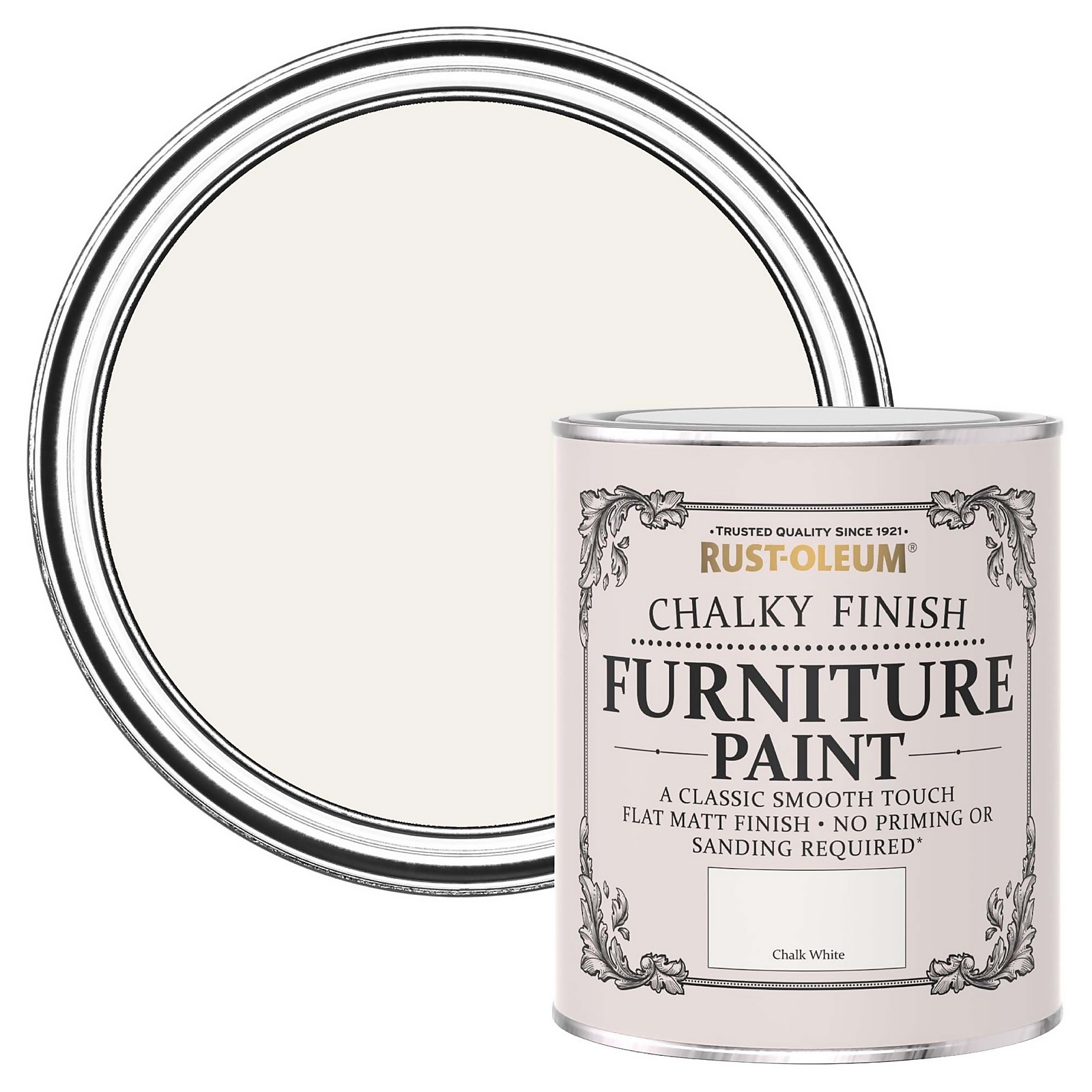 Photo of Rust-oleum Chalky Furniture Paint - Chalk White - 750ml
