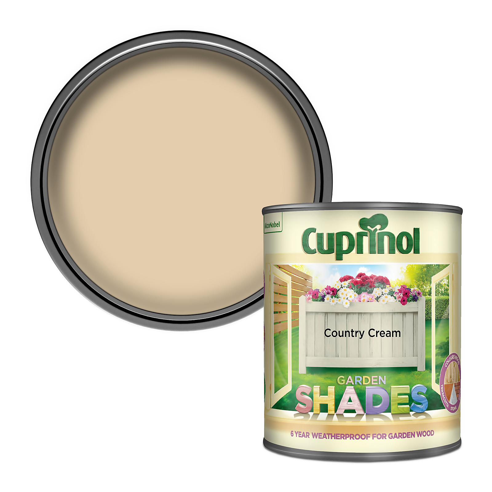 Photo of Cuprinol Garden Shades Country Cream - 1l