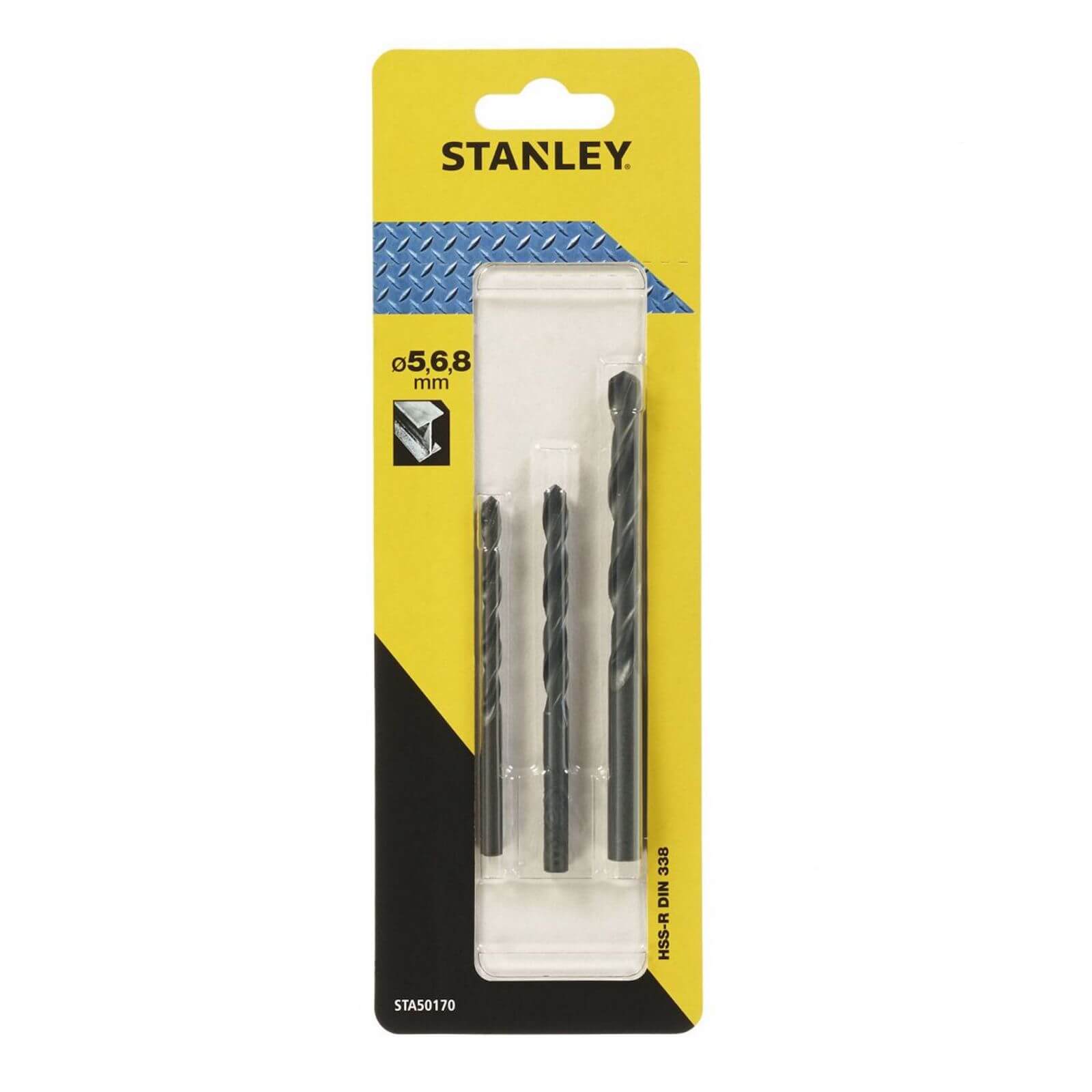 Photo of Stanley 3 Pc Metal Drill Bit Pack -sta50170-qz