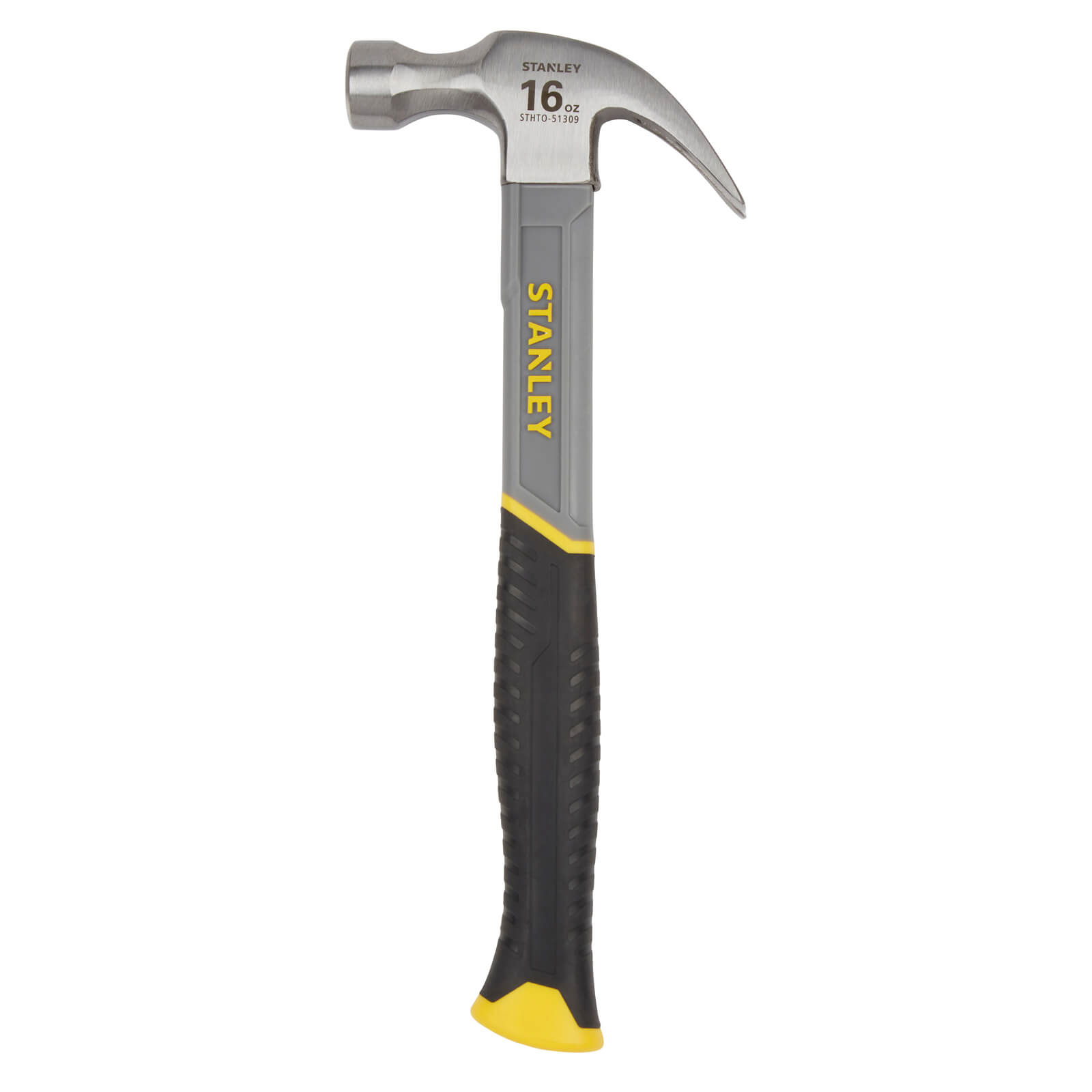 Photo of Stanley Fibreglass Curved Claw Hammer - 16oz