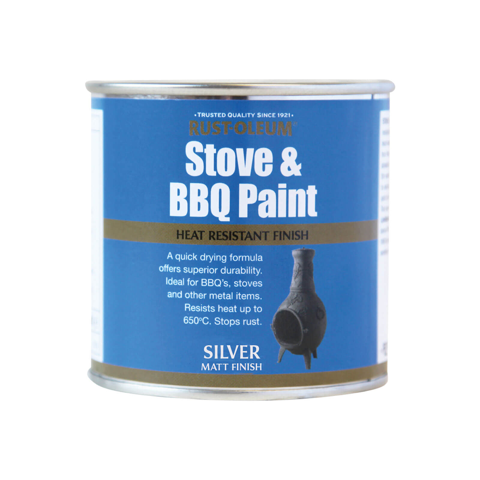 Photo of Rust-oleum Stove & Bbq Silver Paint - 250ml