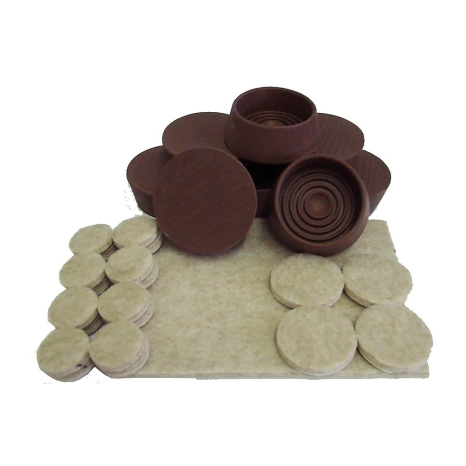 Photo of Felt Pads And Castor Cups - 29 Pack