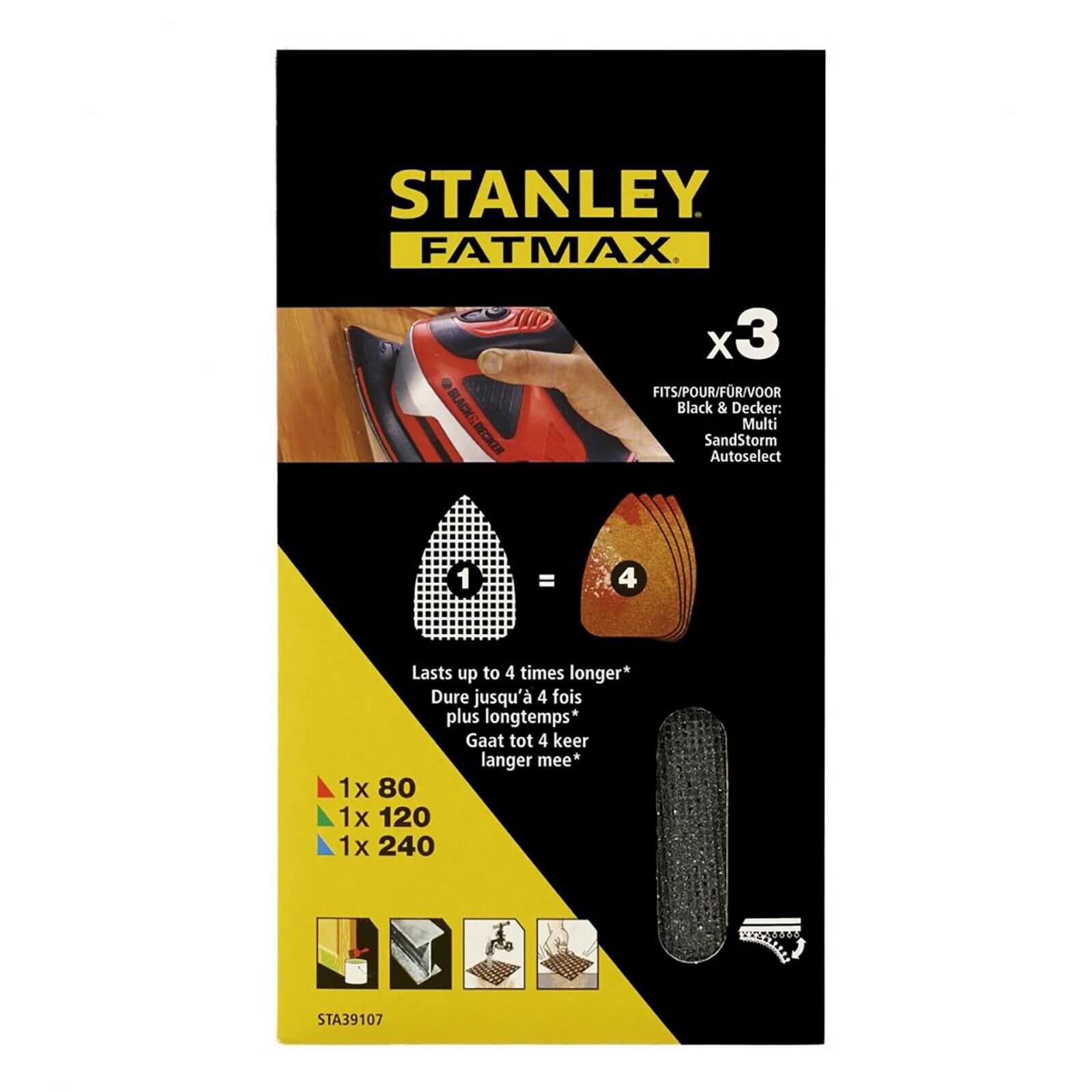 Photo of Stanley Fatmax Multisander Sheet Mesh Mixed - Sta39107-xj