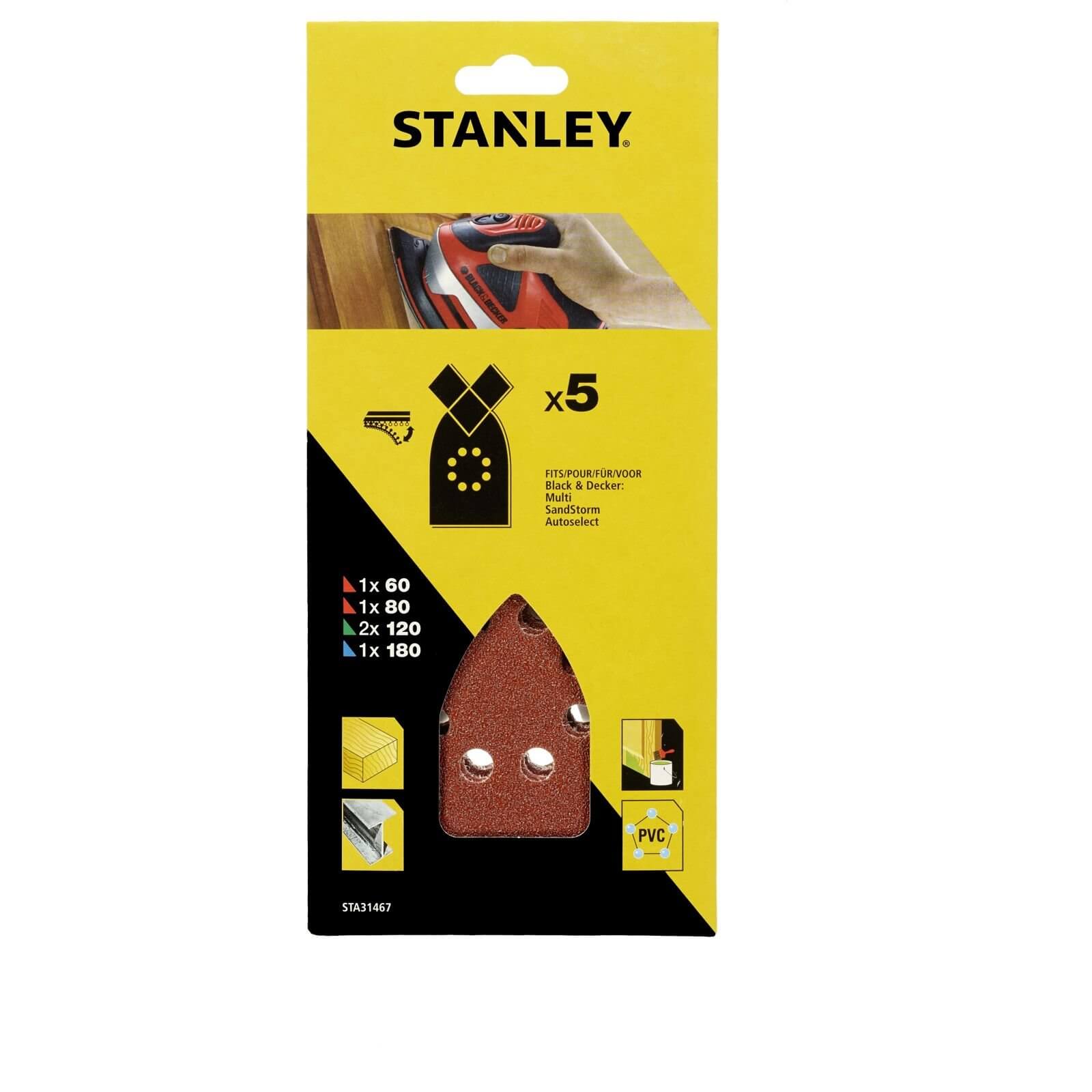Photo of Stanley Mixed Pack Of Sanding Sheets - Sta31467-xj