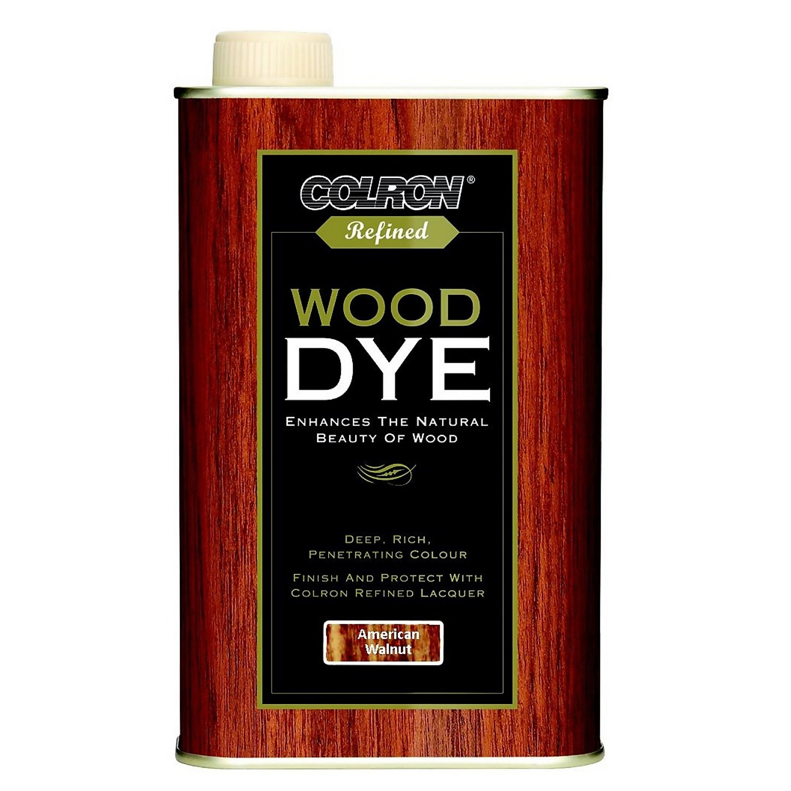Photo of Colron Refined Wood Dye Walnut - 250ml