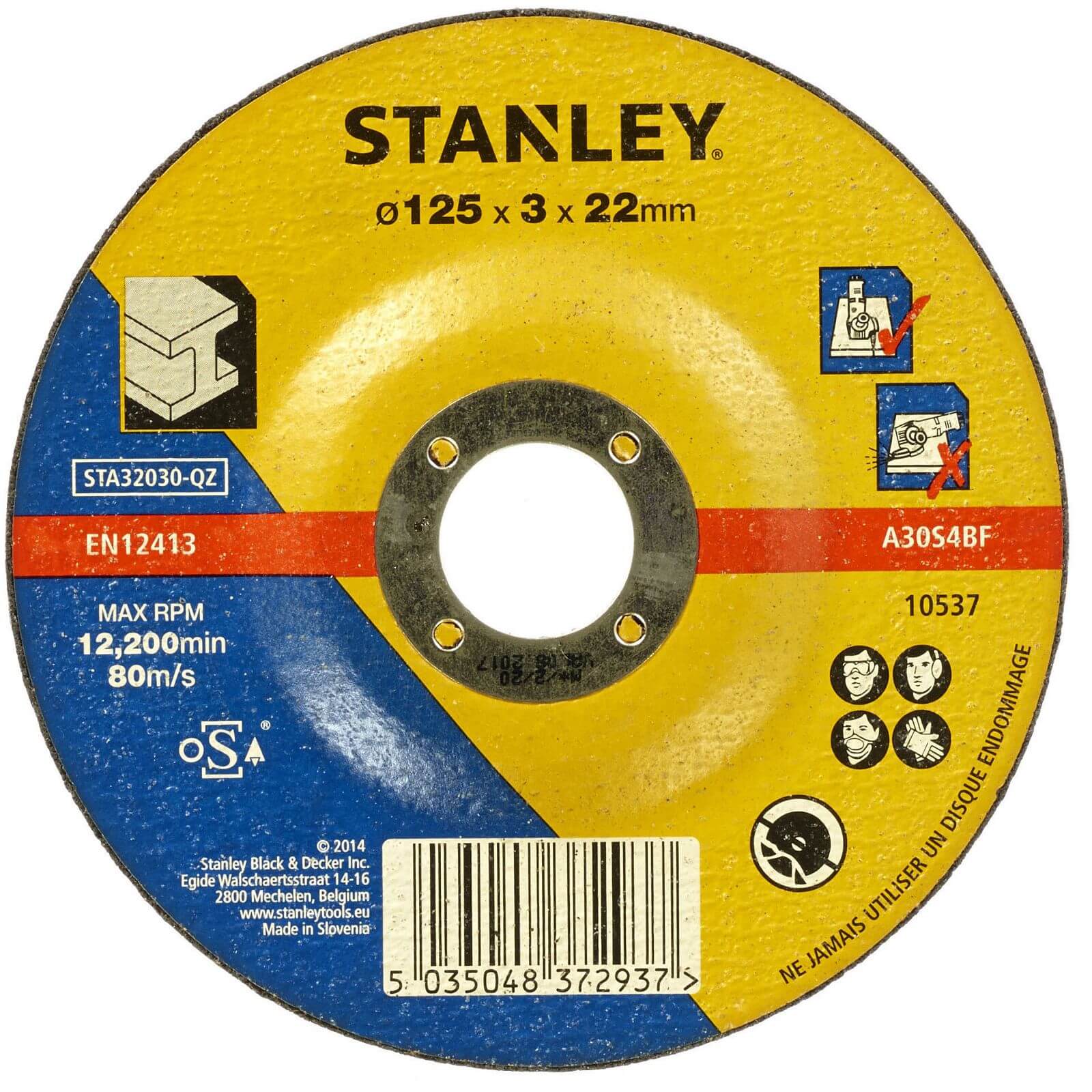 Photo of Stanley 125mm Metal Cuting Disc - Sta32030-qz