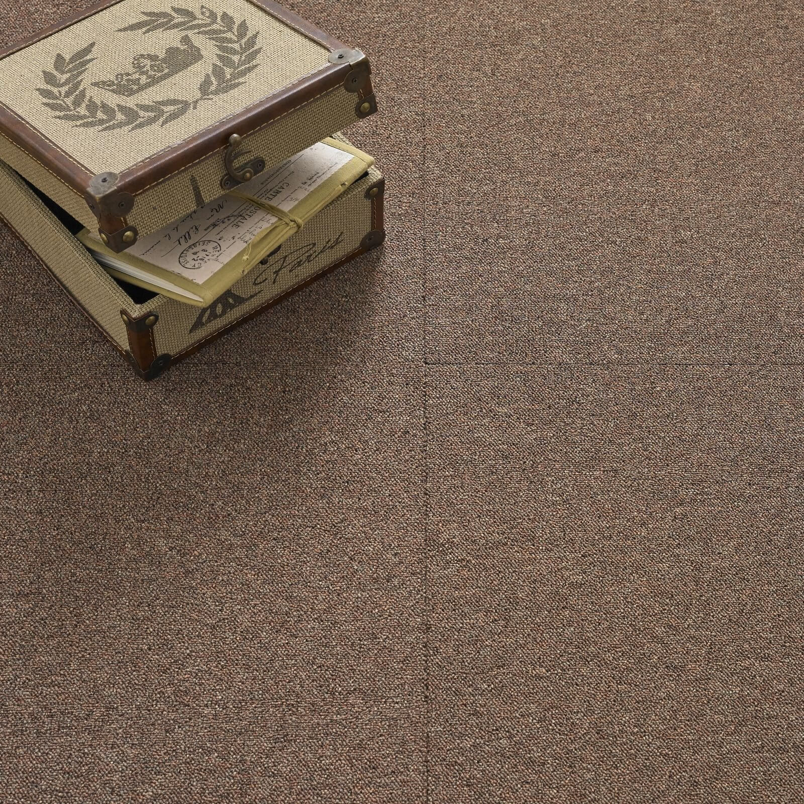 Photo of Vitrex Value Carpet Tile 500 X500mm - Brown