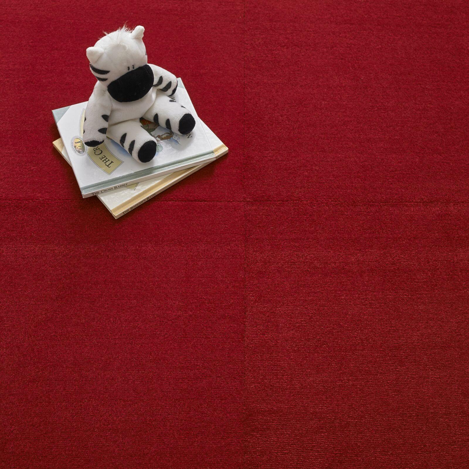 Photo of Vitrex Premium Carpet Tile 500 X500mm - Red
