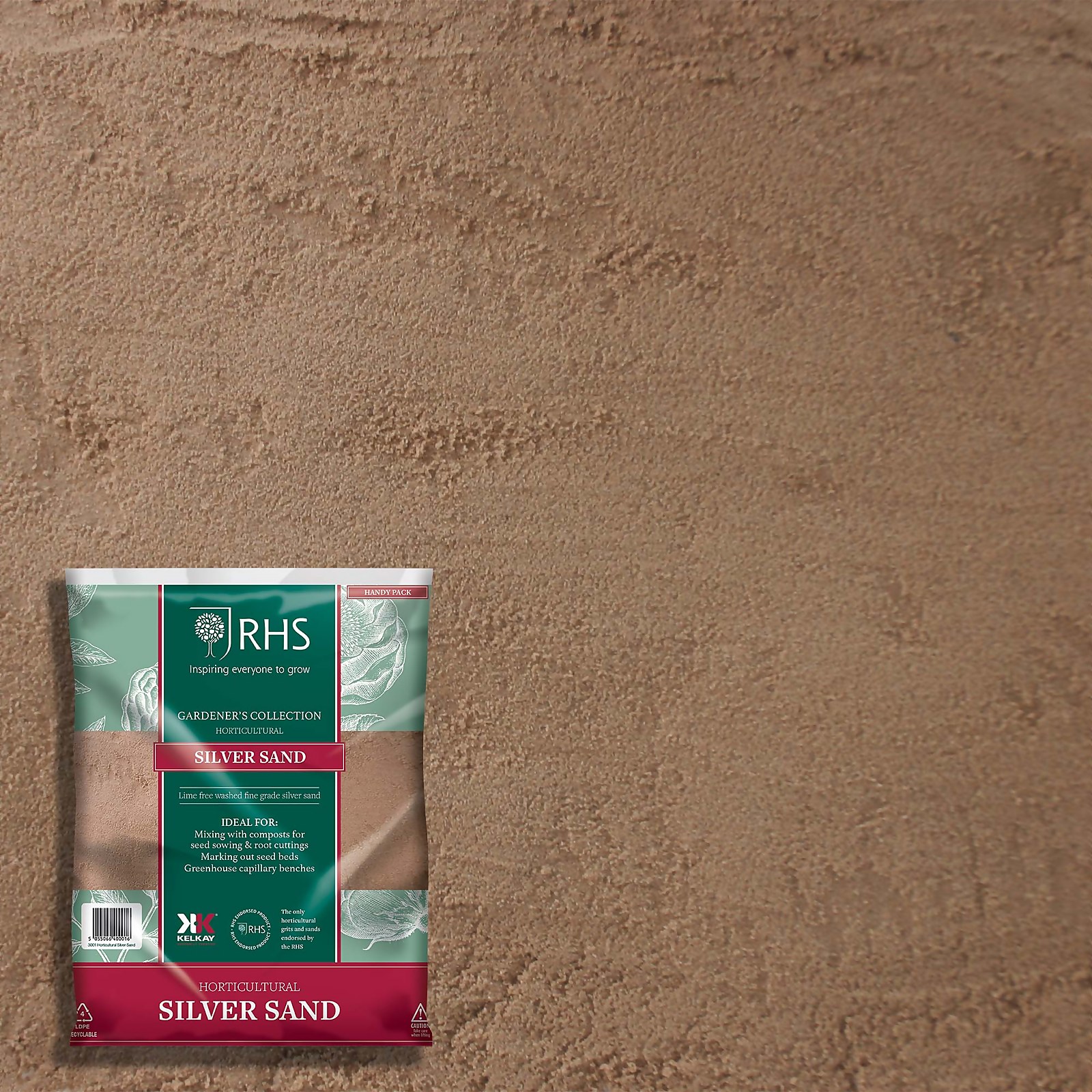 Photo of Rhs Horticultural Silver Sand Handy Pack - 5kg