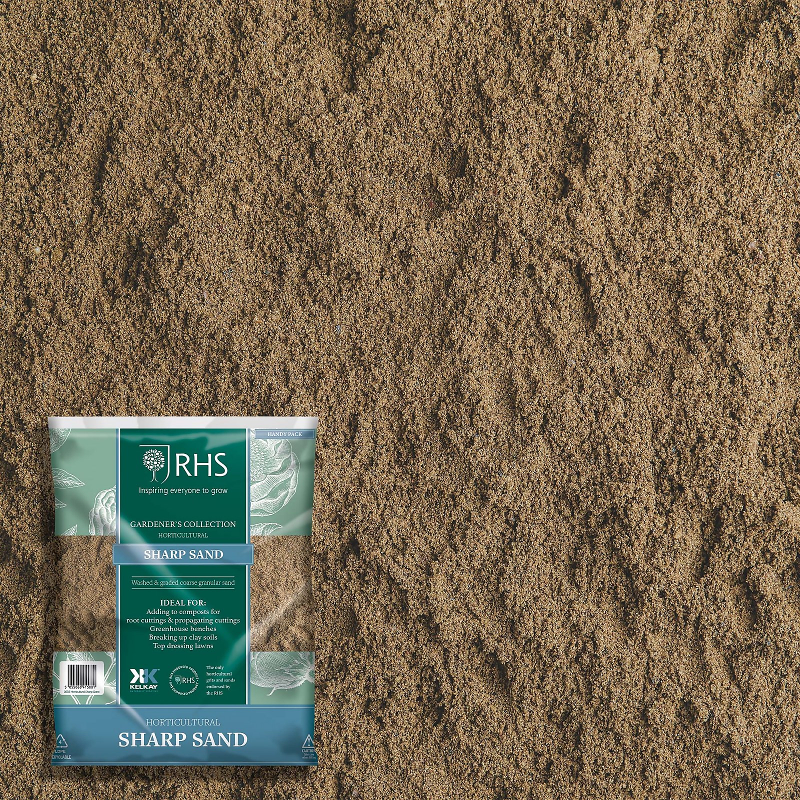 Photo of Rhs Horticultural Sharp Sand Handy Pack - 5kg