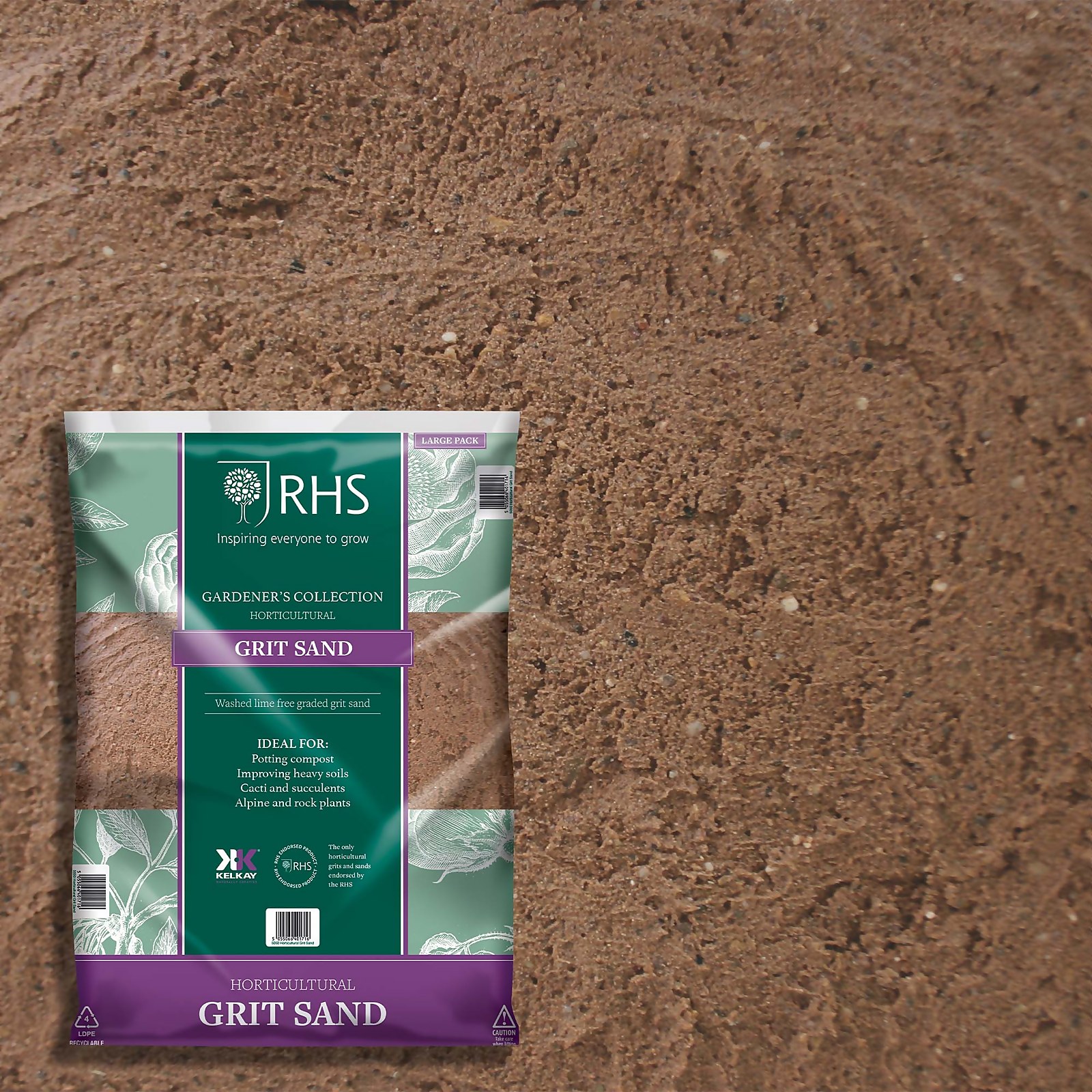 Photo of Rhs Horticultural Grit Sand - Large - 20kg