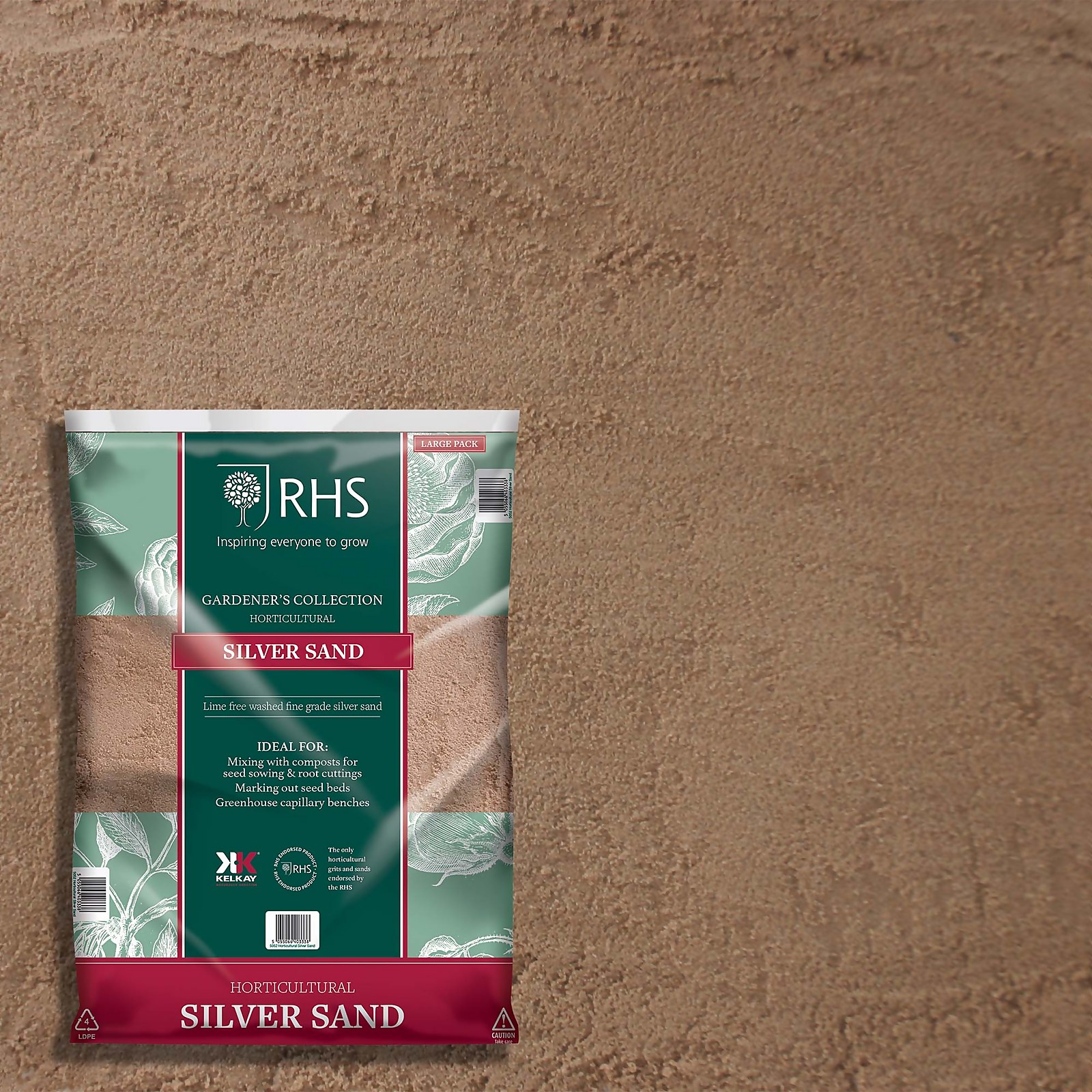 Photo of Rhs Horticultural Silver Sand - Large - 20kg