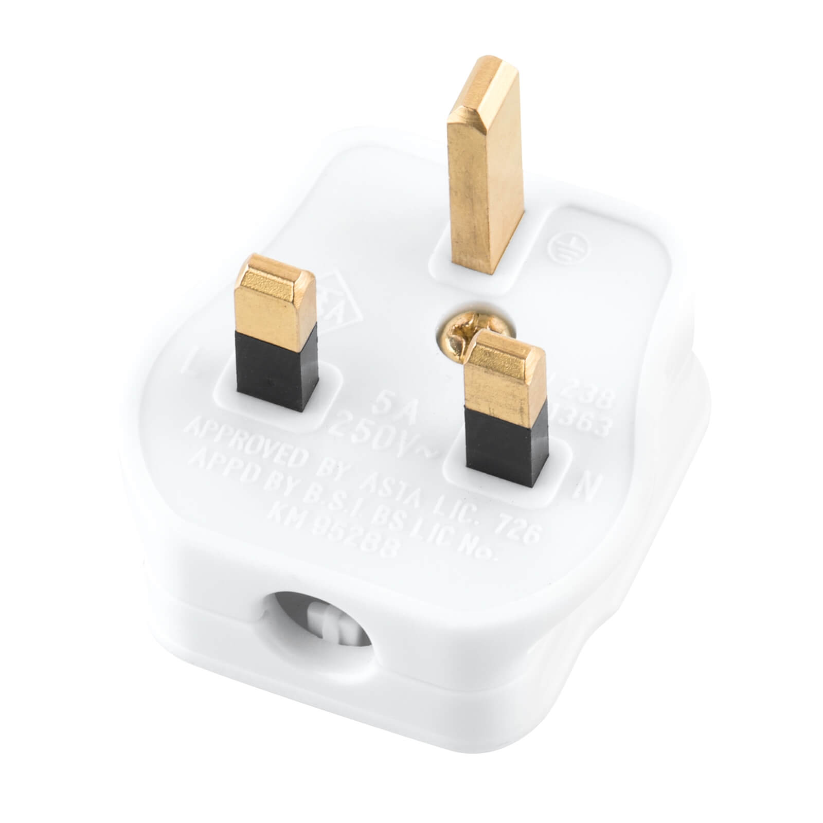 Photo of Arlec 5a Rewirable Plug Socket White